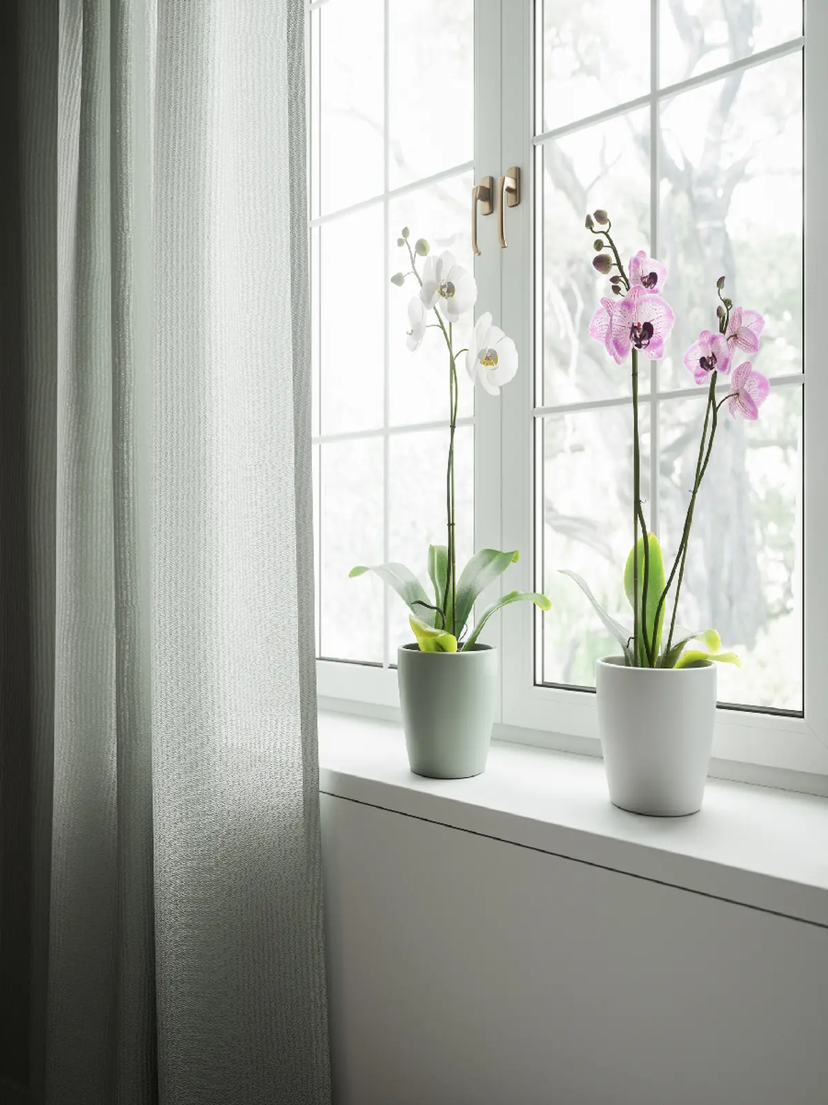Květináč THALIA, na orchidej, 14cm, keramika, bílá|WHITE|Artevasi