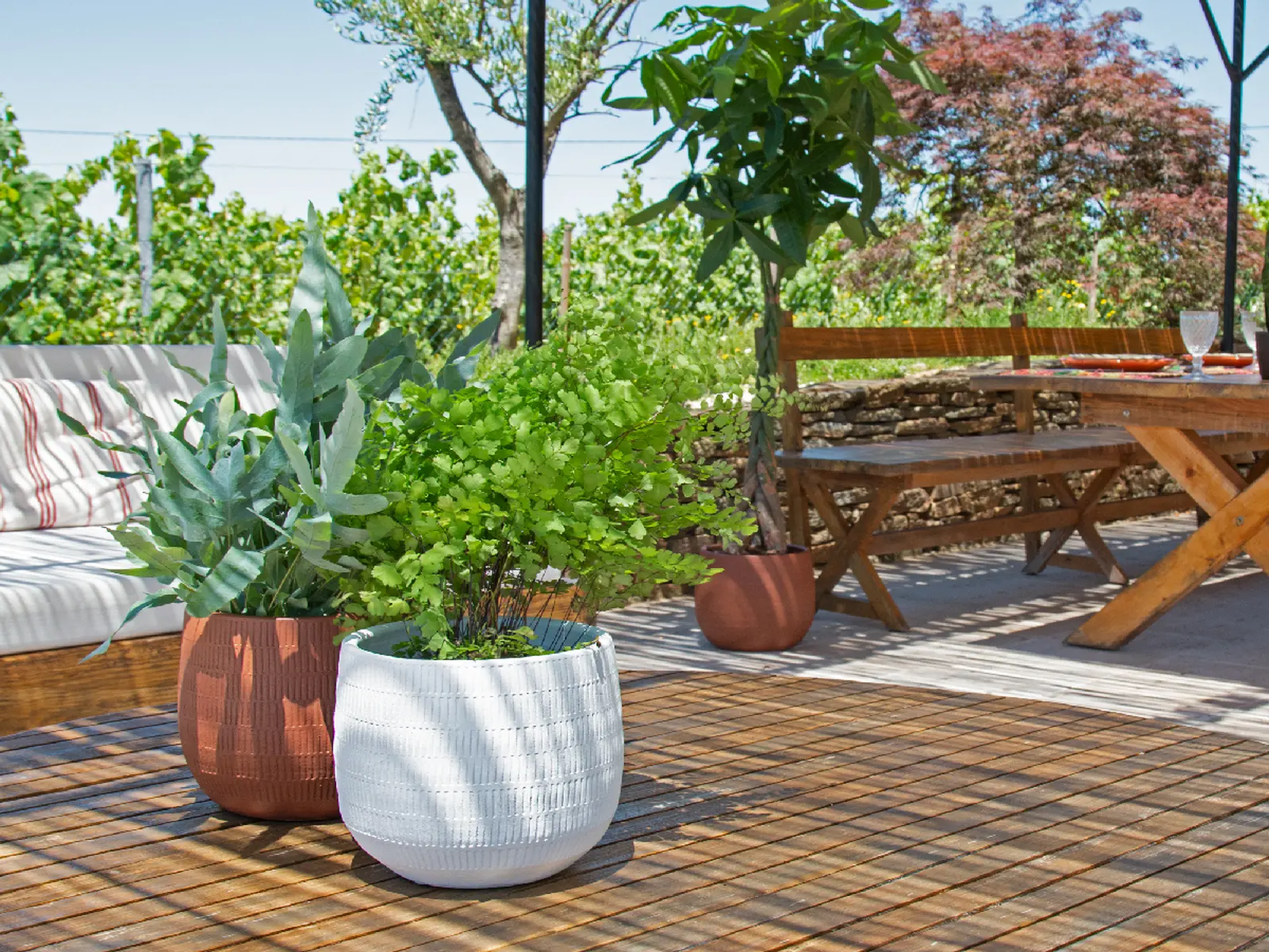 Květináč AURA, 25cm, keramika, zelená|OLIVE GREEN|Artevasi