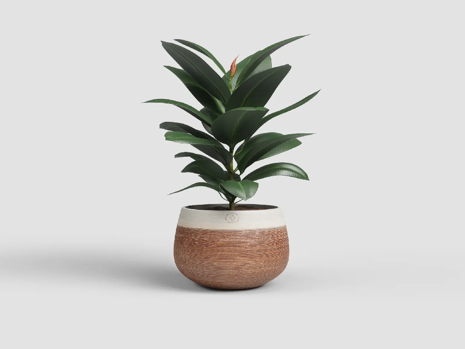 Květináč ANTHEIA, 20cm, keramika, hnědá|TERRACOTTA|Artevasi