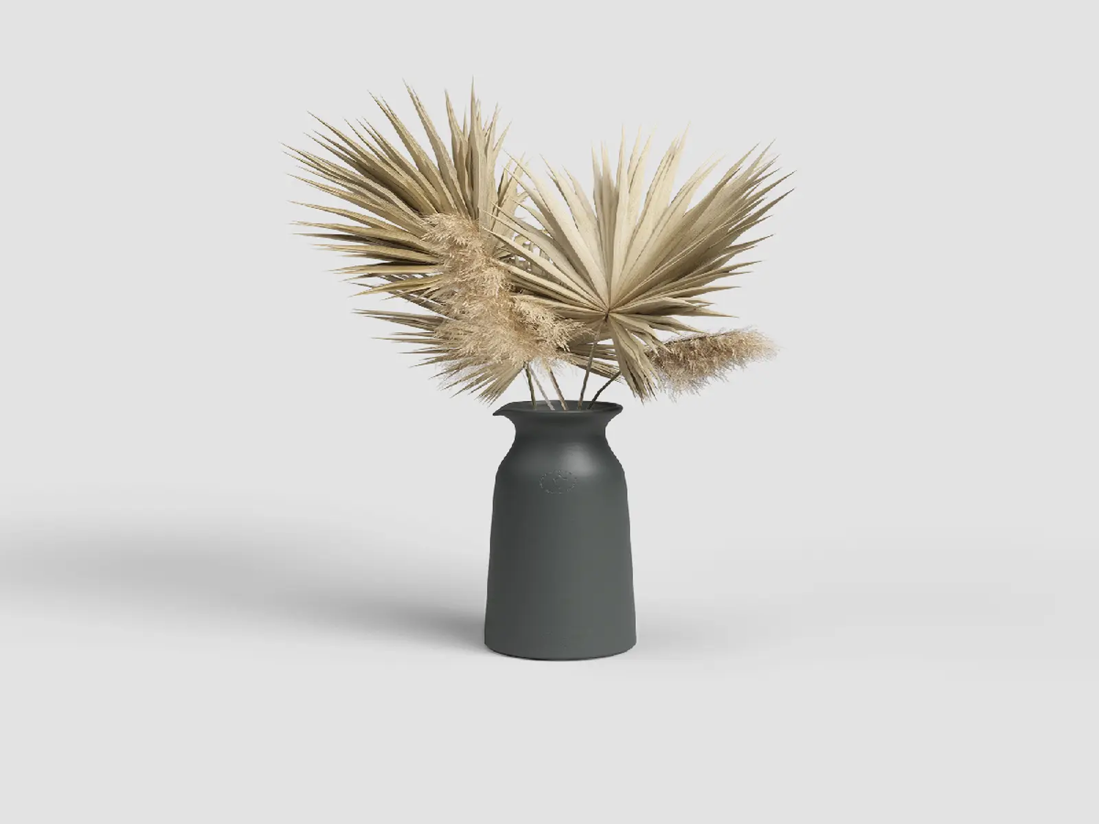 Džbán BIA, 30cm, keramika, tm.šedá|ANTHRACITE|Artevasi