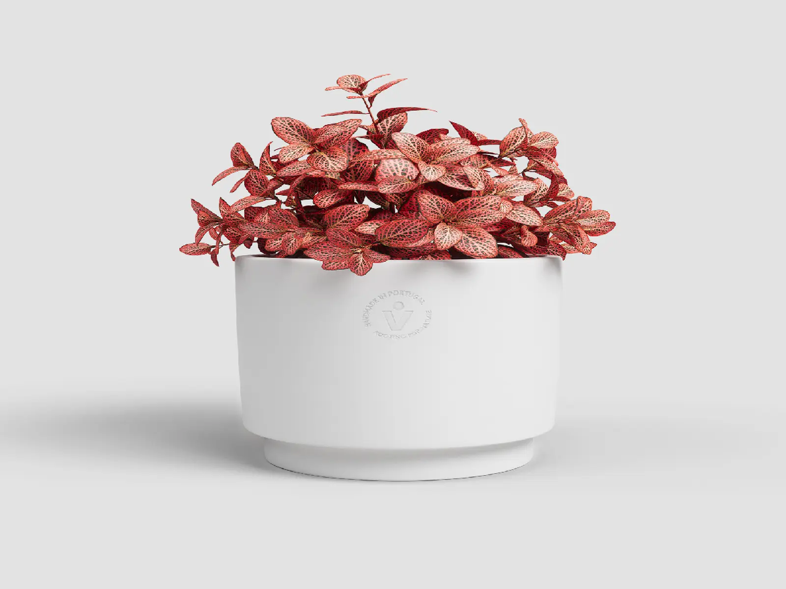 Květináč ECHO, 20cm, keramika, bílá|WHITE|Artevasi