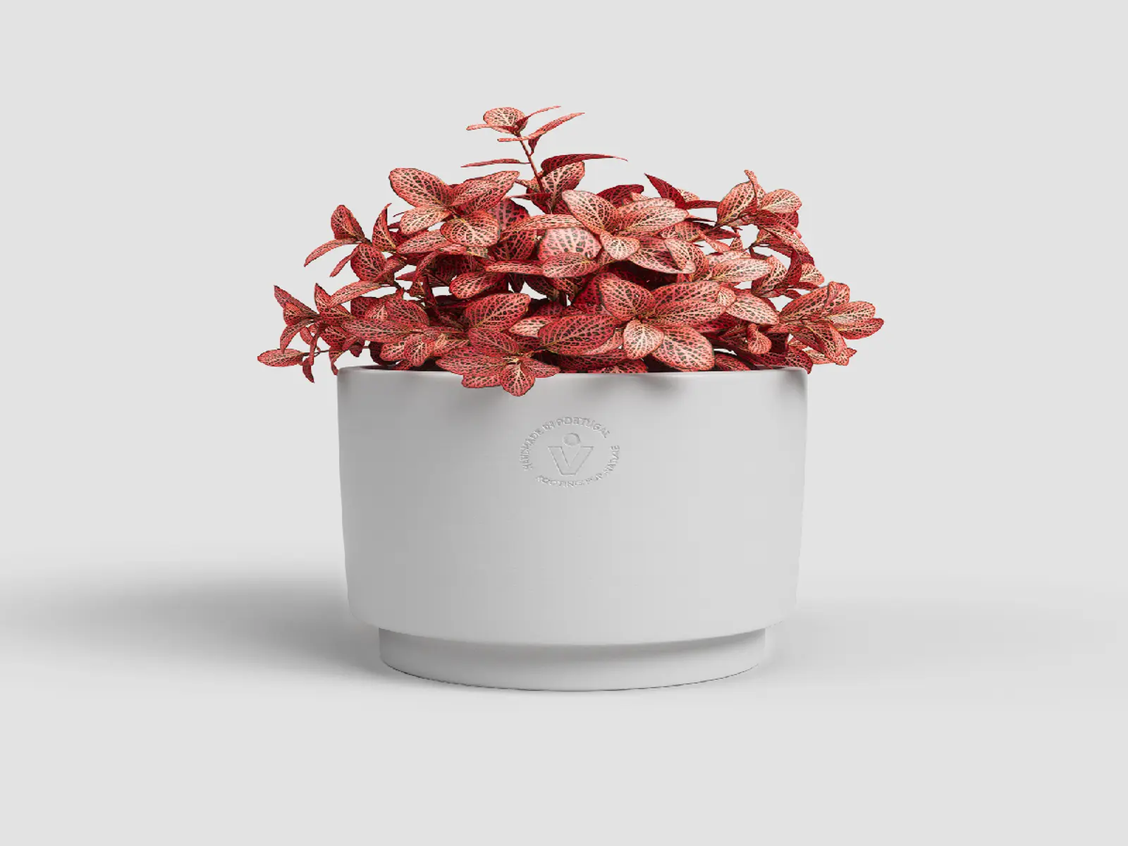 Květináč ECHO, 24cm, keramika, sv.šedá|LIGHT GREY|Artevasi