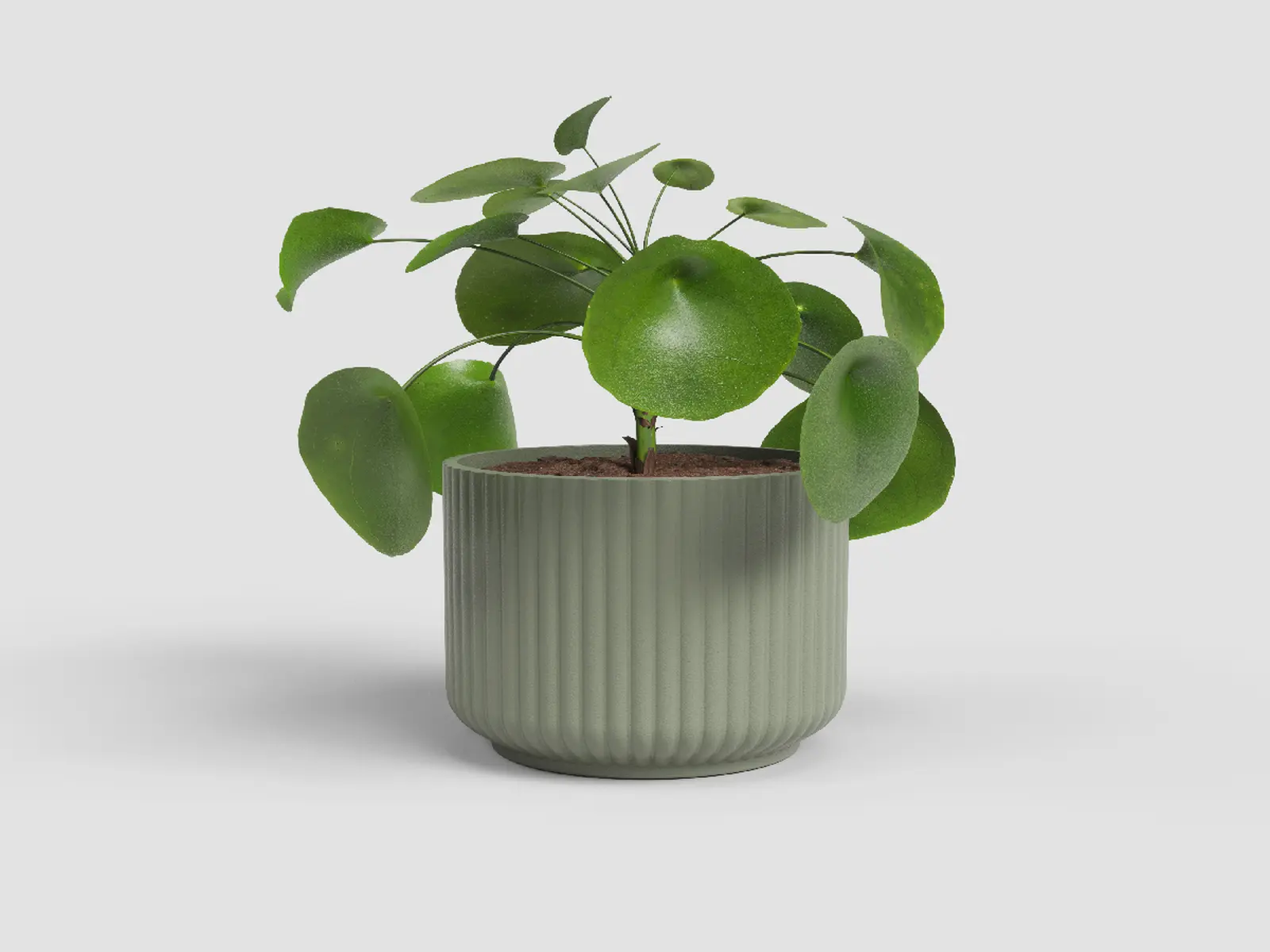 Květináč LUNA, 7cm, keramika, zelená|GREEN|Artevasi
