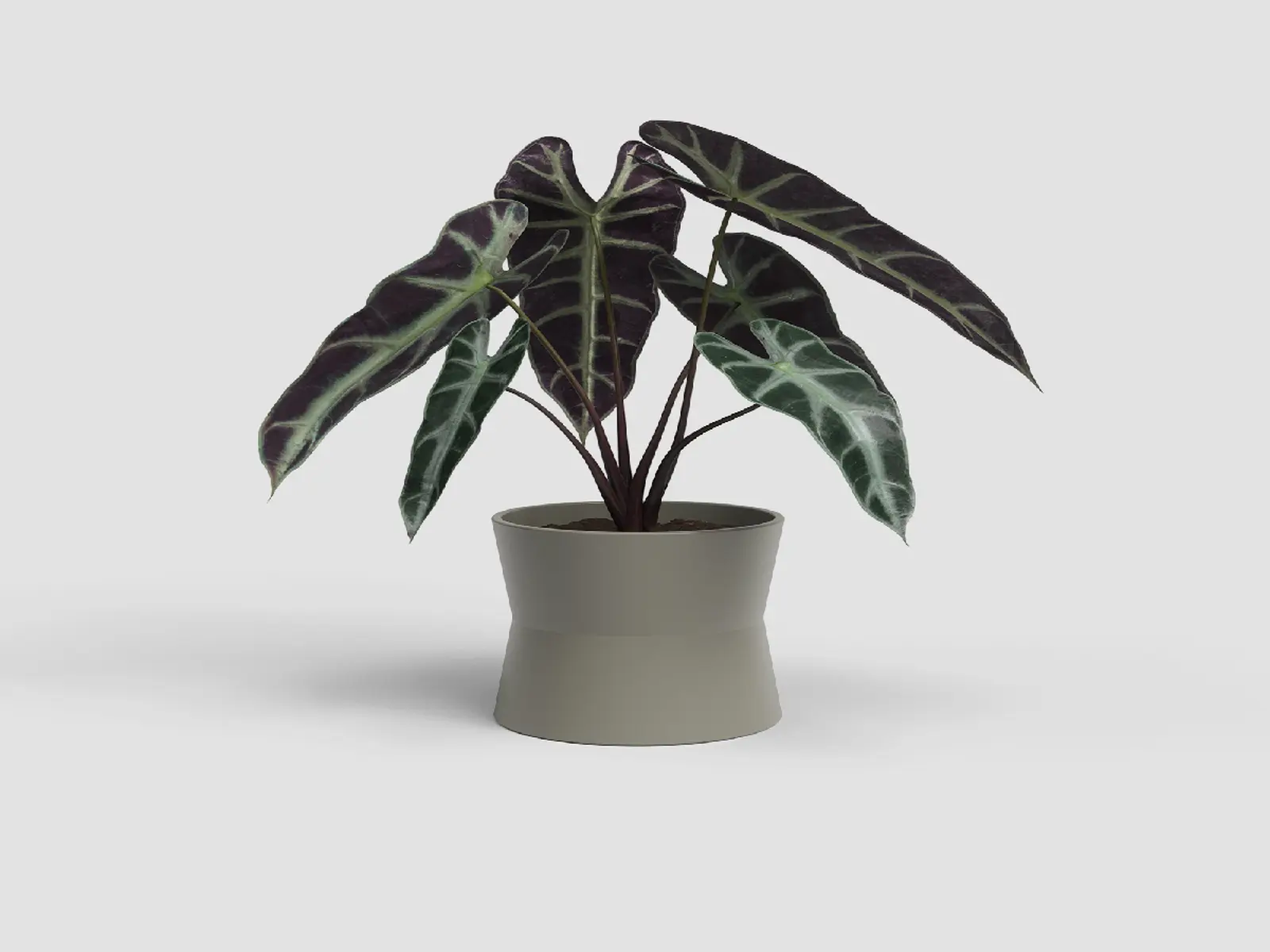 Květináč DIANA, 17cm, keramika, šedá|TAUPE|Artevasi