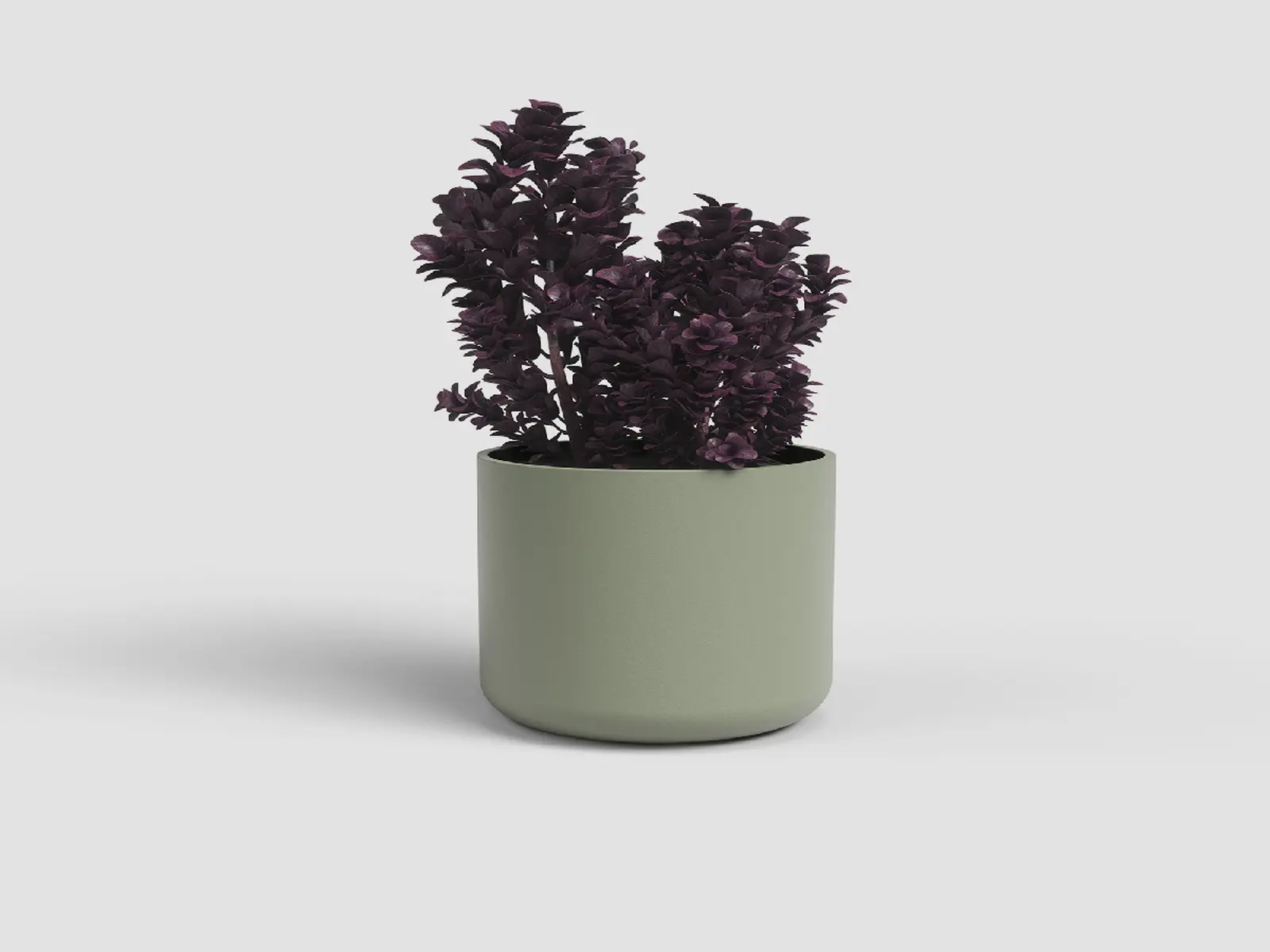 Květináč JUNO, 19cm, keramika, zelená|GREEN|Artevasi