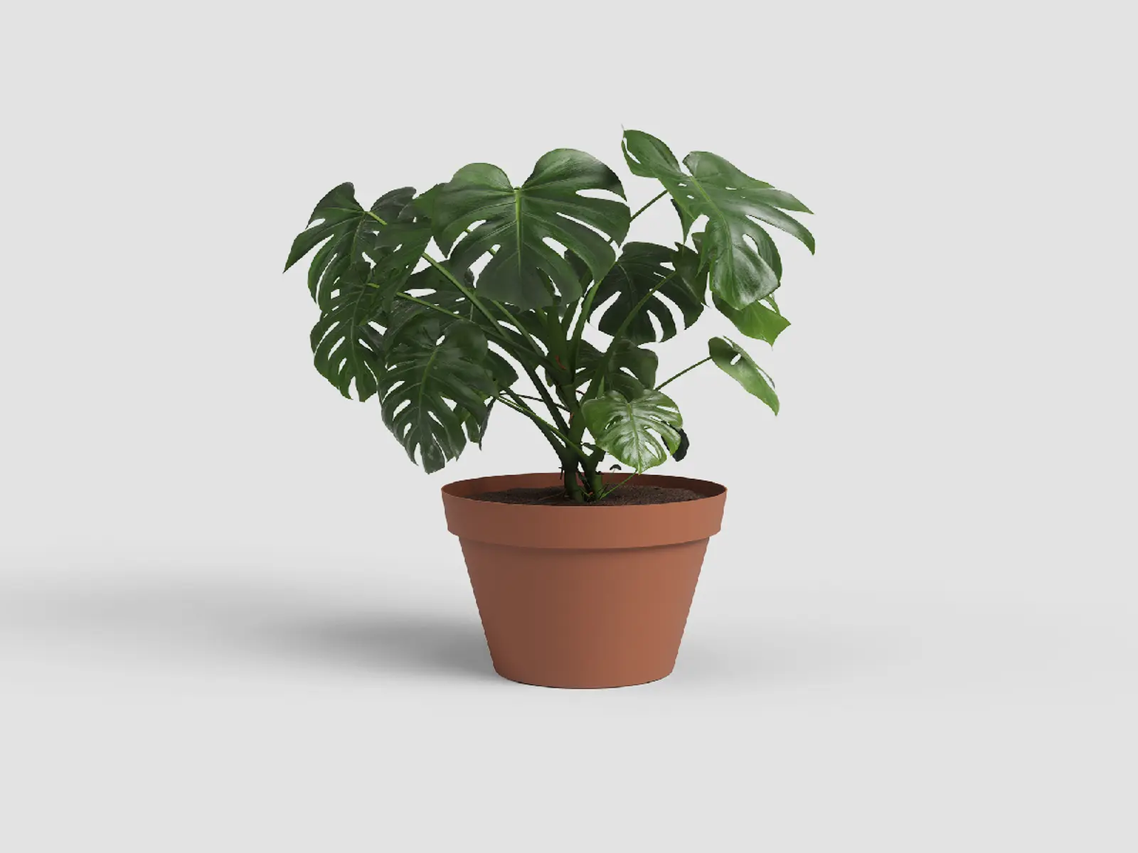 Květináč CAPRI, 30cm, plast, hnědá|TERRACOTTA|Artevasi