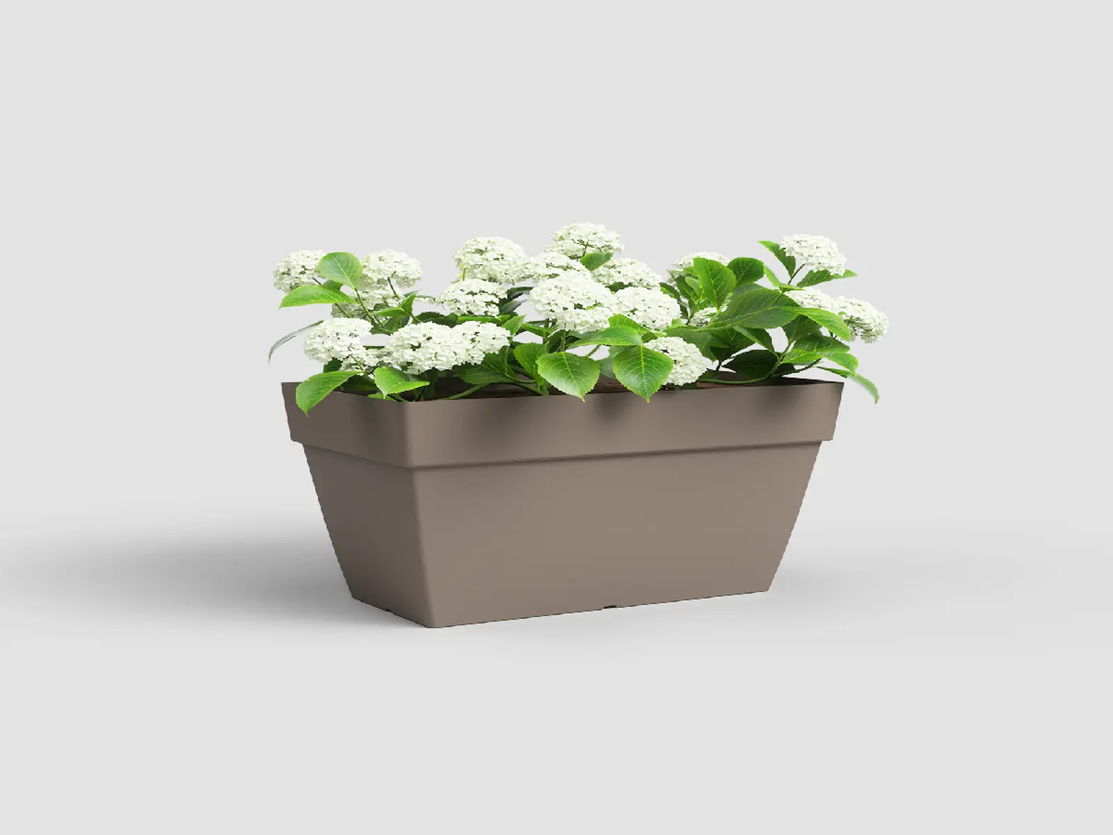 Truhlík CAPRI, XL, 60cm, plast, šedá|MATTE TAUPE|Artevasi