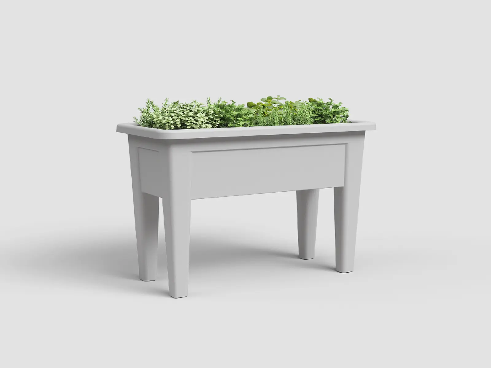Sadbovač|box pro pěstování rostlin VENEZIA, 80cm, plast, sv.šedá|LIGHT GREY|Artevasi