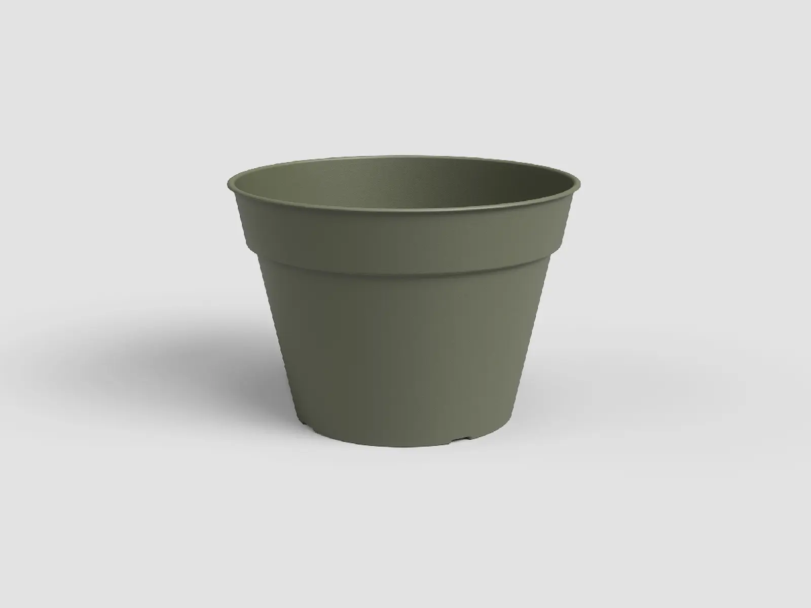 Květináč MADAGASCAR, 7,5cm, plast, zelená|DRY GREEN|Artevasi