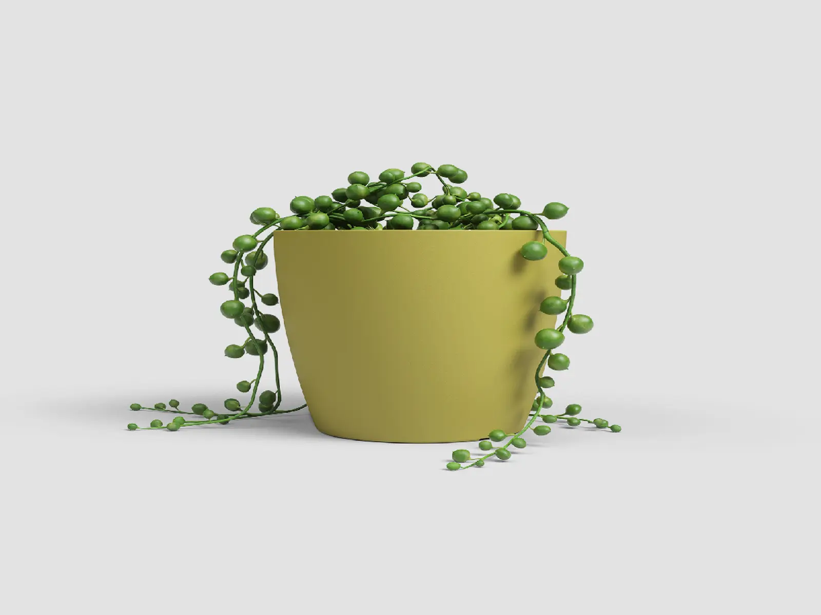 Květináč SAN REMO, 9cm, plast, zelená (DOPRODEJ)|AVOCADO GREEN (DOPRODEJ)|Artevasi