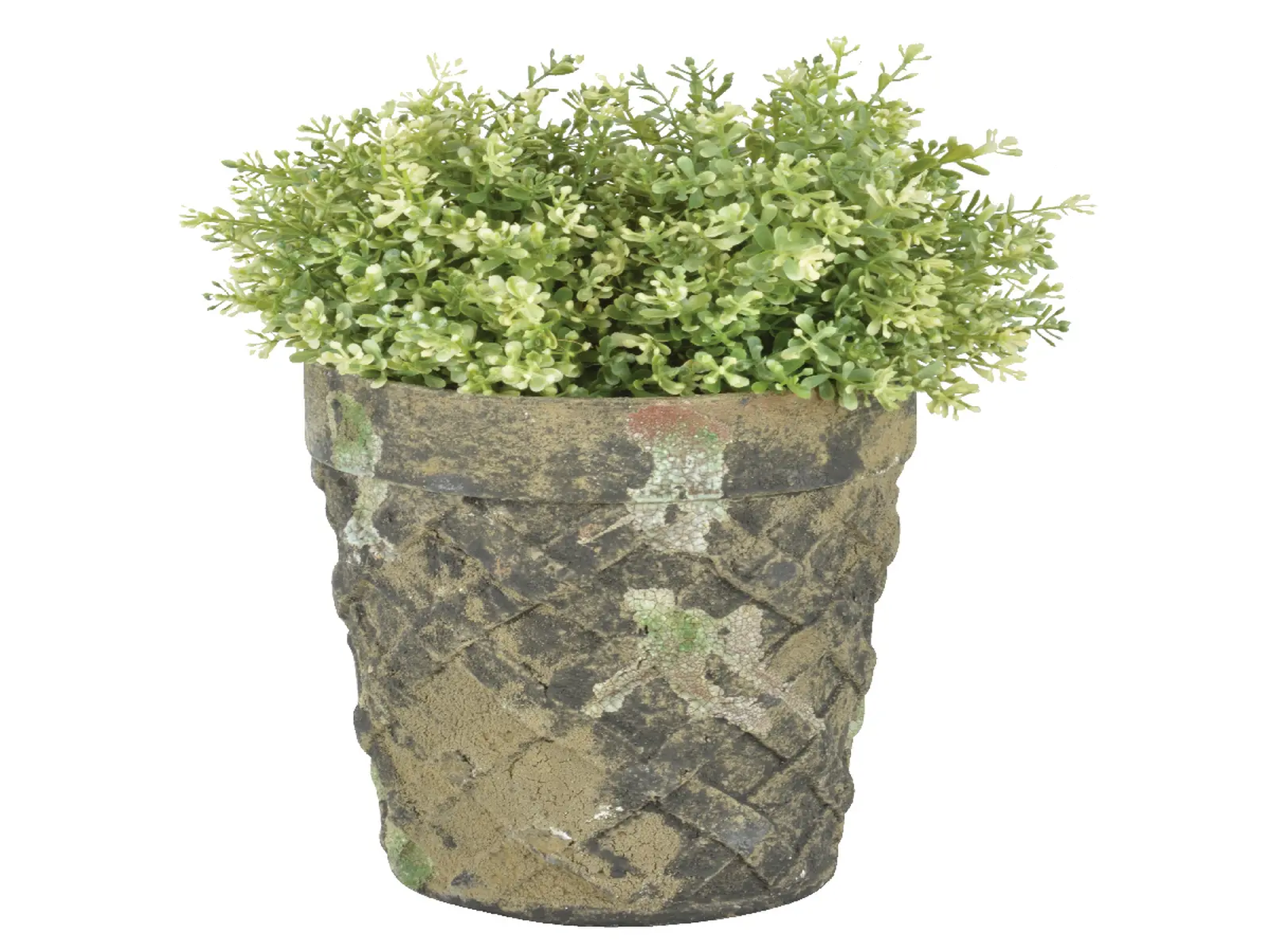 Květináč Mech AGED CERAMIC , set 3ks - 15 cm, 20 cm a 24 cm (DOPRODEJ)|Esschert Design