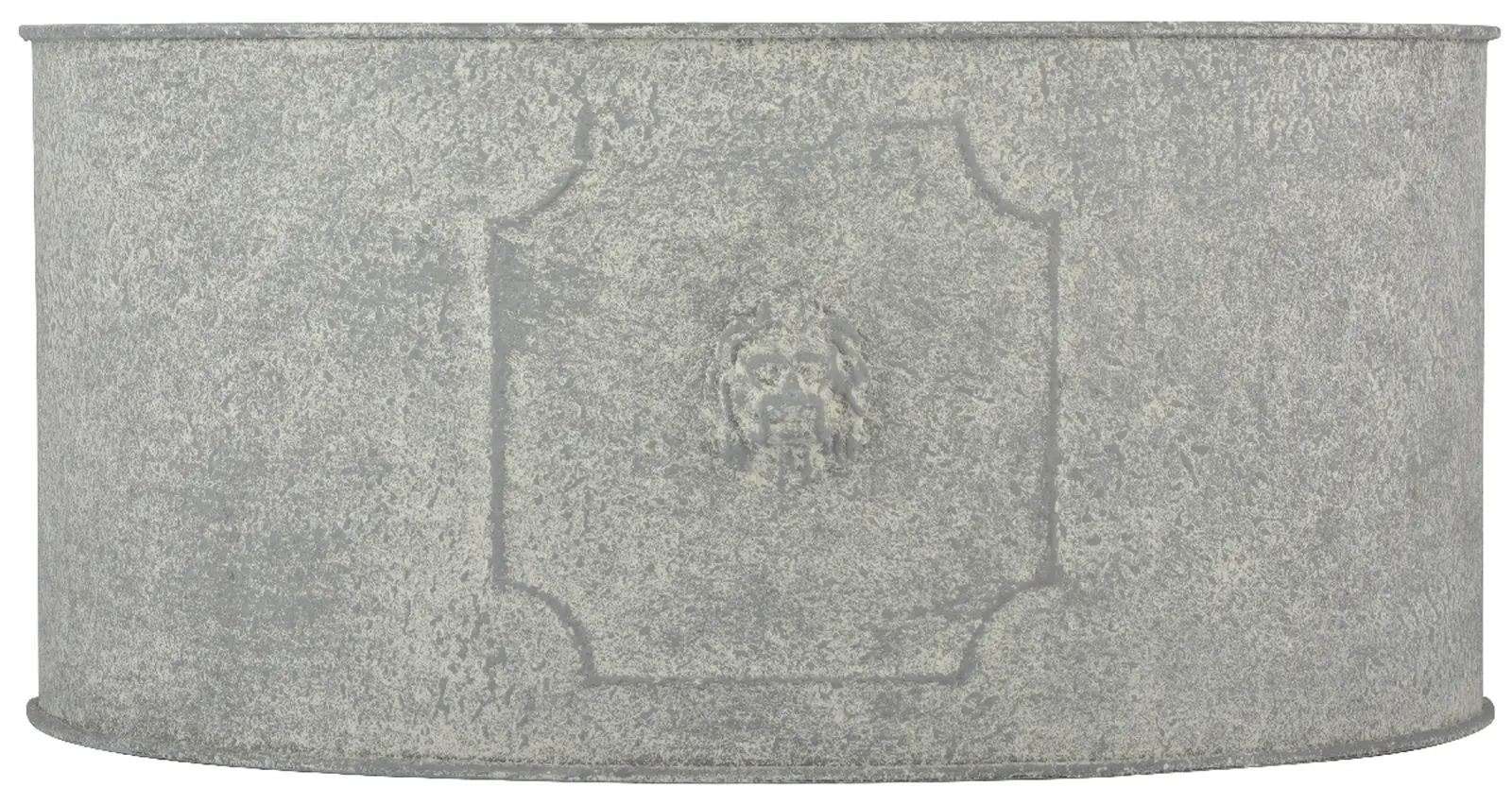 Květináč AGED METAL půlkulatý, set 2ks (DOPRODEJ)|Esschert Design