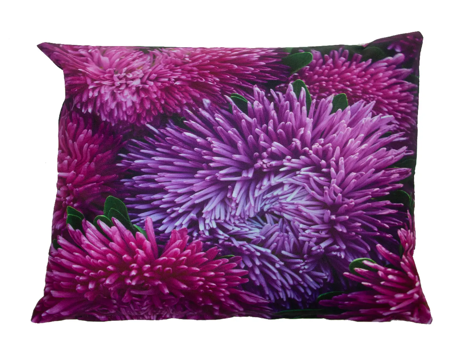 Polštář OUTDOOR květy PINK FLOWER, 40cm růž./fial./tm.růž./vínov (balení obsahuje 4 kusy!)|Esschert Design