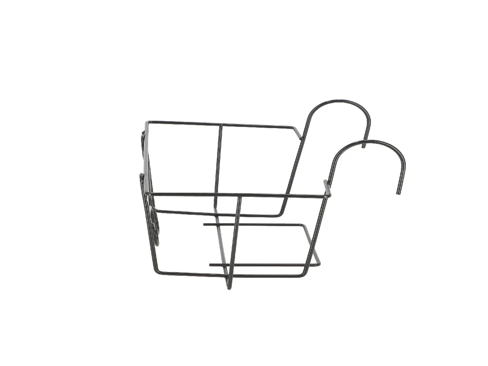 Závěs balkónový na truhlík - ornament, šedá, š. 41,8cm|Esschert Design