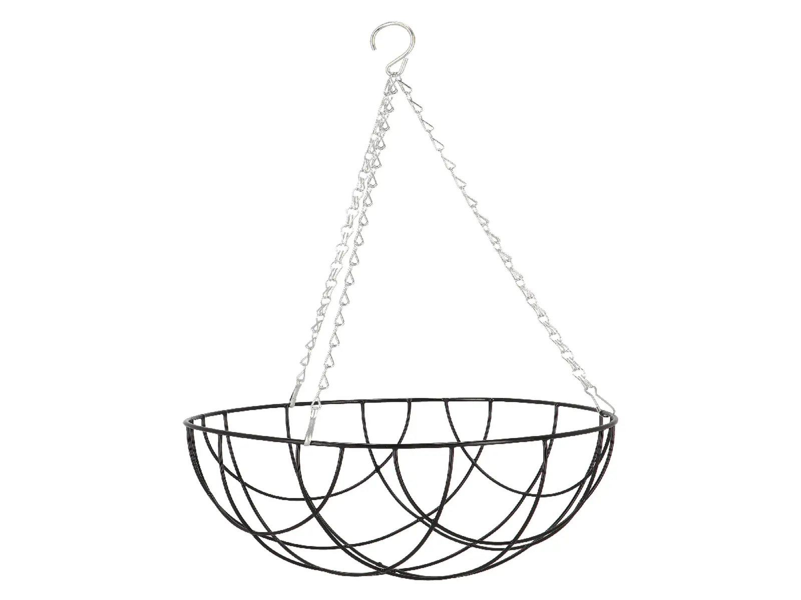 Koš závěsný, drátěná ocel, pr. 30,5cm|Esschert Design