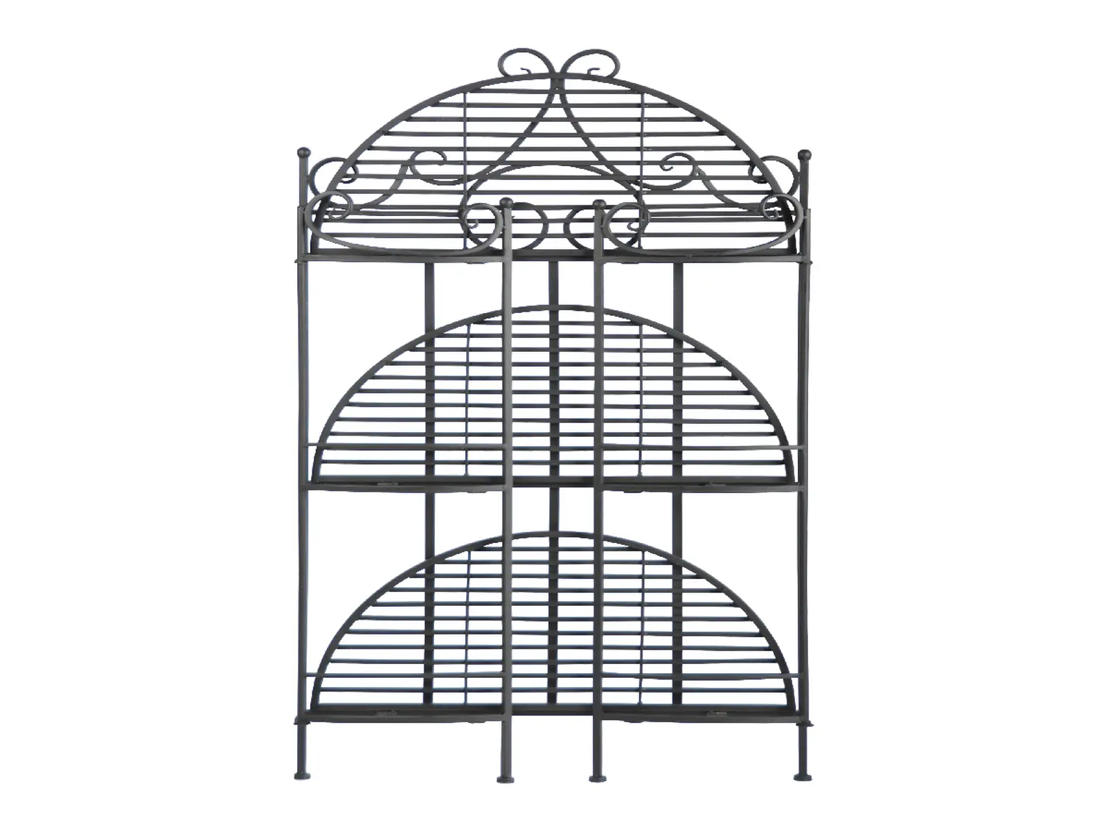 Stojan/Etažér květinový ESSCHERT´S GARDEN, skládací, 3 patra, kov, 115x60cm, černá|Esschert Design