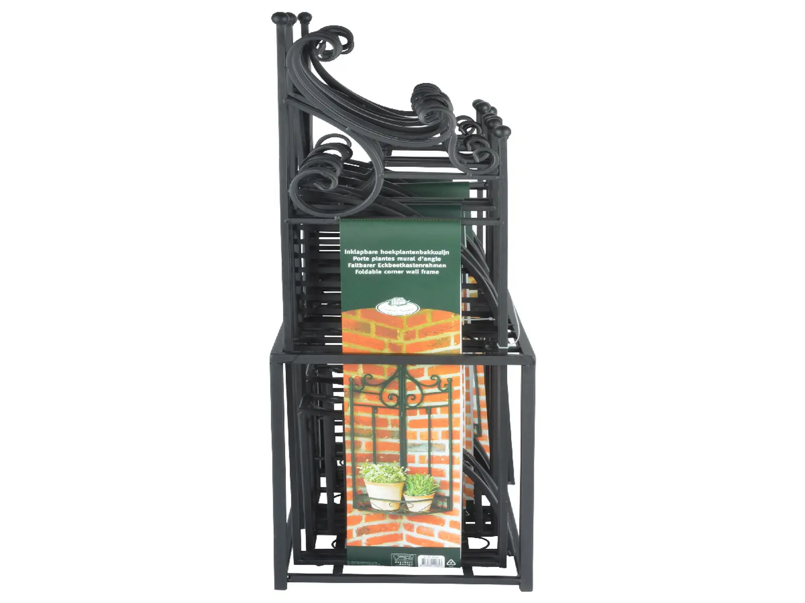 Polička ESSCHERT´S GARDEN rohová skládací, 80 cm (DOPRODEJ)|Esschert Design