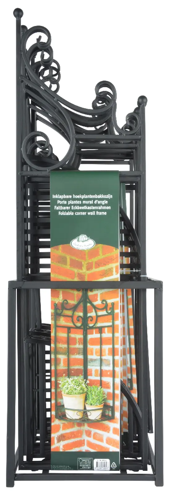 Polička ESSCHERT´S GARDEN rohová skládací, 80 cm (DOPRODEJ)|Esschert Design