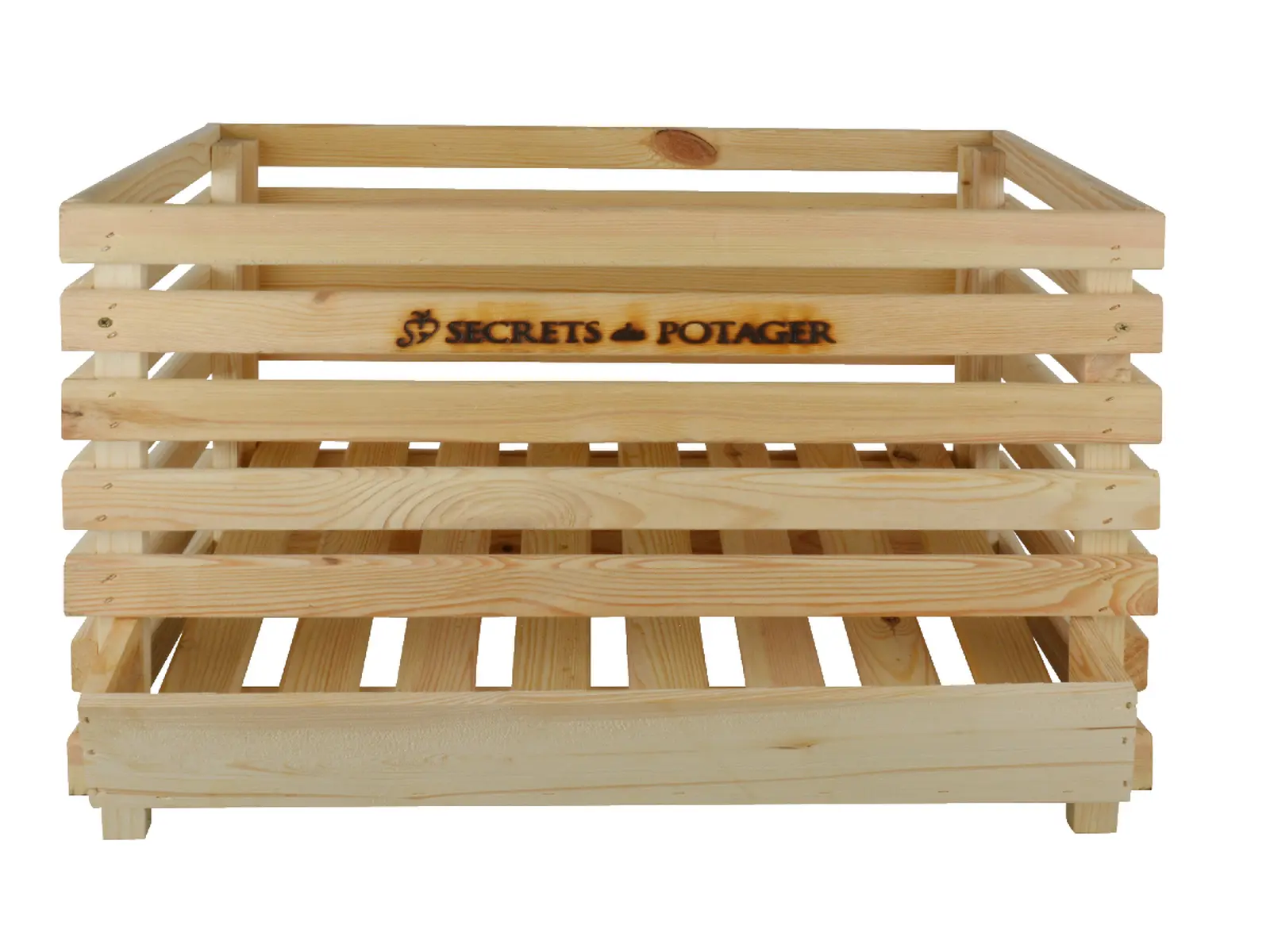 Bedýnka SECRETS DU POTAGER dřevěná na brambory, 60 x 47 x 49 cm|Esschert Design