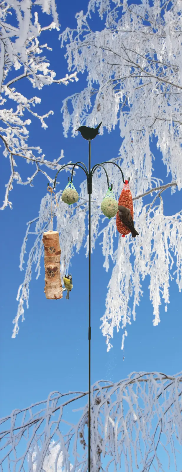 Zapichovací krmítko BEST FOR BIRDS, 149 cm|Esschert Design