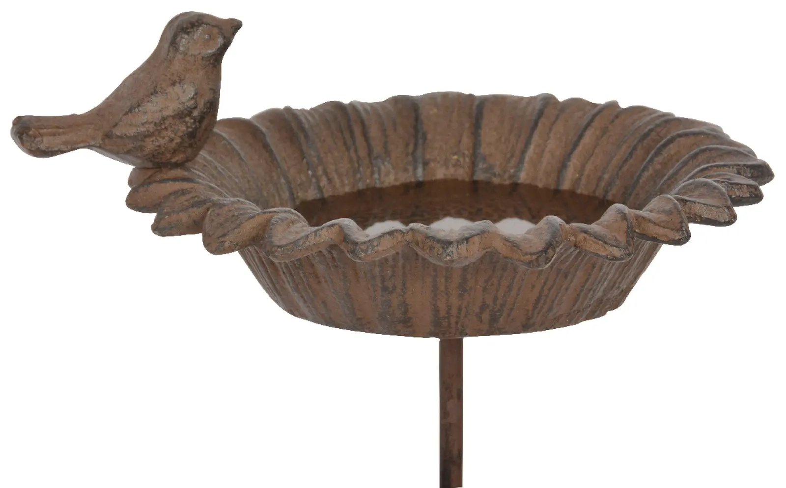 Pítko pro ptáčky FLOWER BEST FOR BIRDS, zápich, 14x77cm, hnědá|Esschert Design