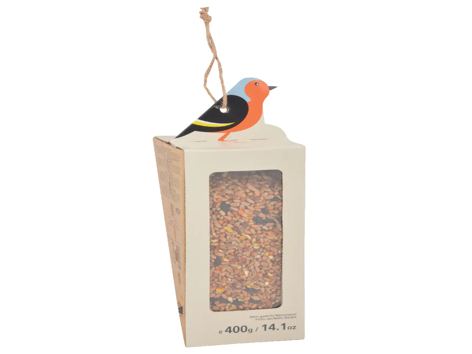 Krmítko pro ptáky BEST FOR BIRDS závěsné se semínky, balení obsahuje 4 kusy!|Esschert Design