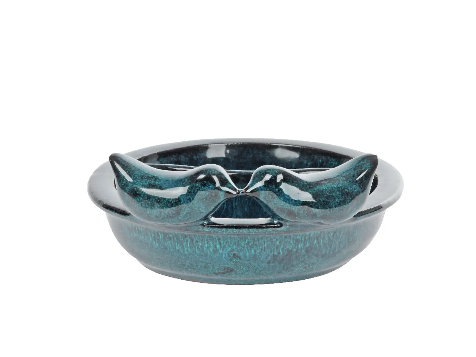 Pítko pro ptáky keramické, hnědo-červená, pr. 30,7 cm|Esschert Design