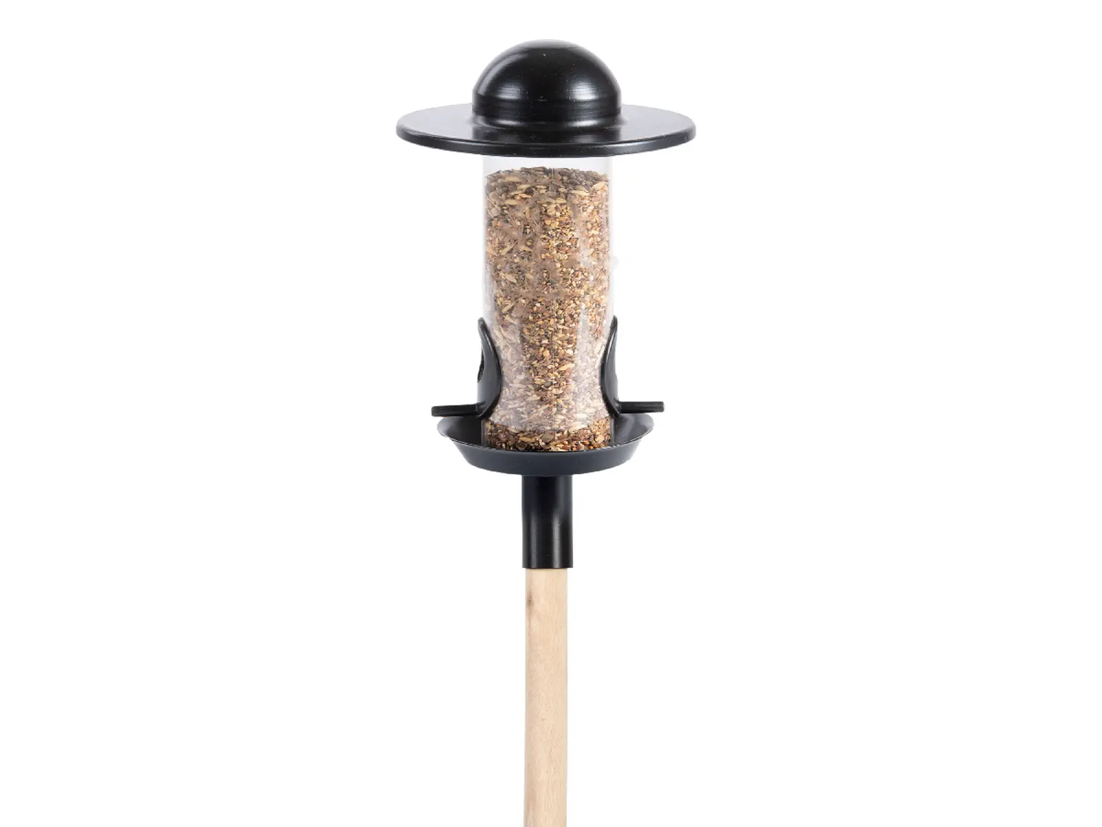 XL Krmítko STICK, na tyči, 131cm, přírodní/černá|Esschert Design