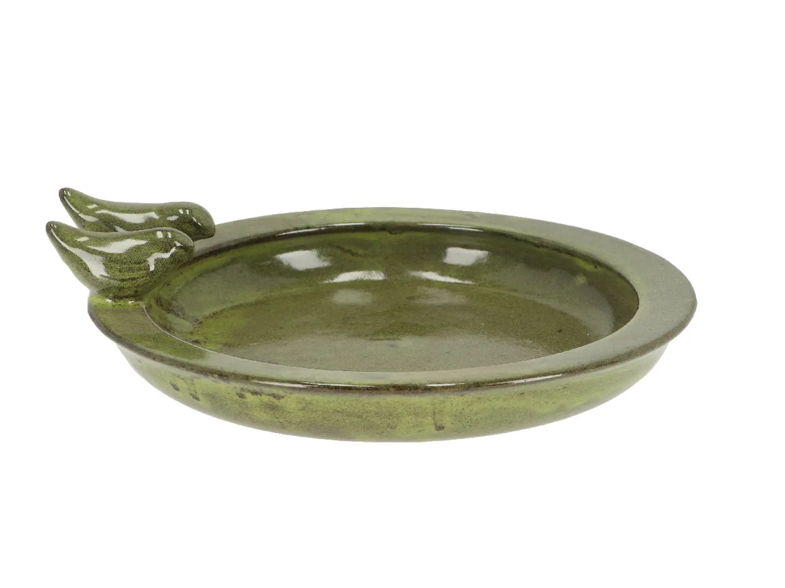 Pítko pro ptáky ELEGANT, keramické, zelená patina, průměr 31 cm|Esschert Design