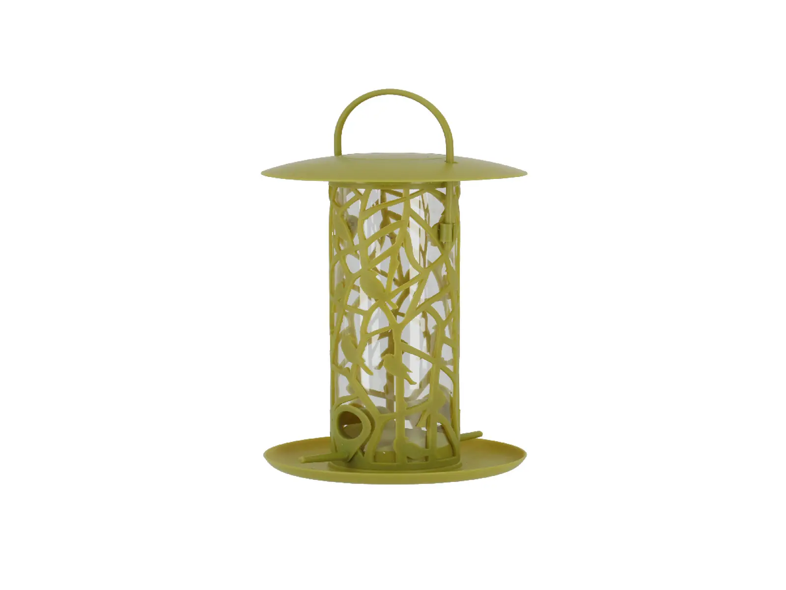 Krmítko závěsné na semena CHIFFCHAFF s podnoží, zelená (DOPRODEJ)|Esschert Design