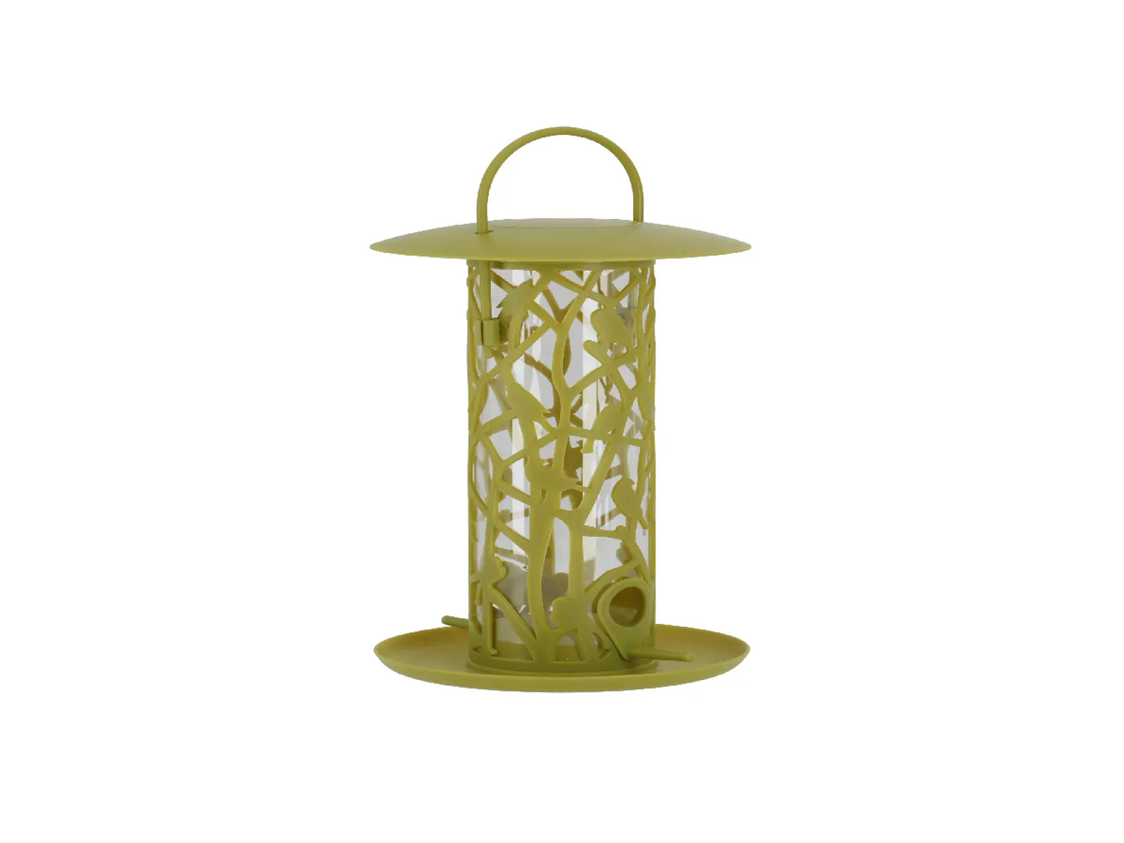 Krmítko závěsné na semena CHIFFCHAFF s podnoží, zelená (DOPRODEJ)|Esschert Design