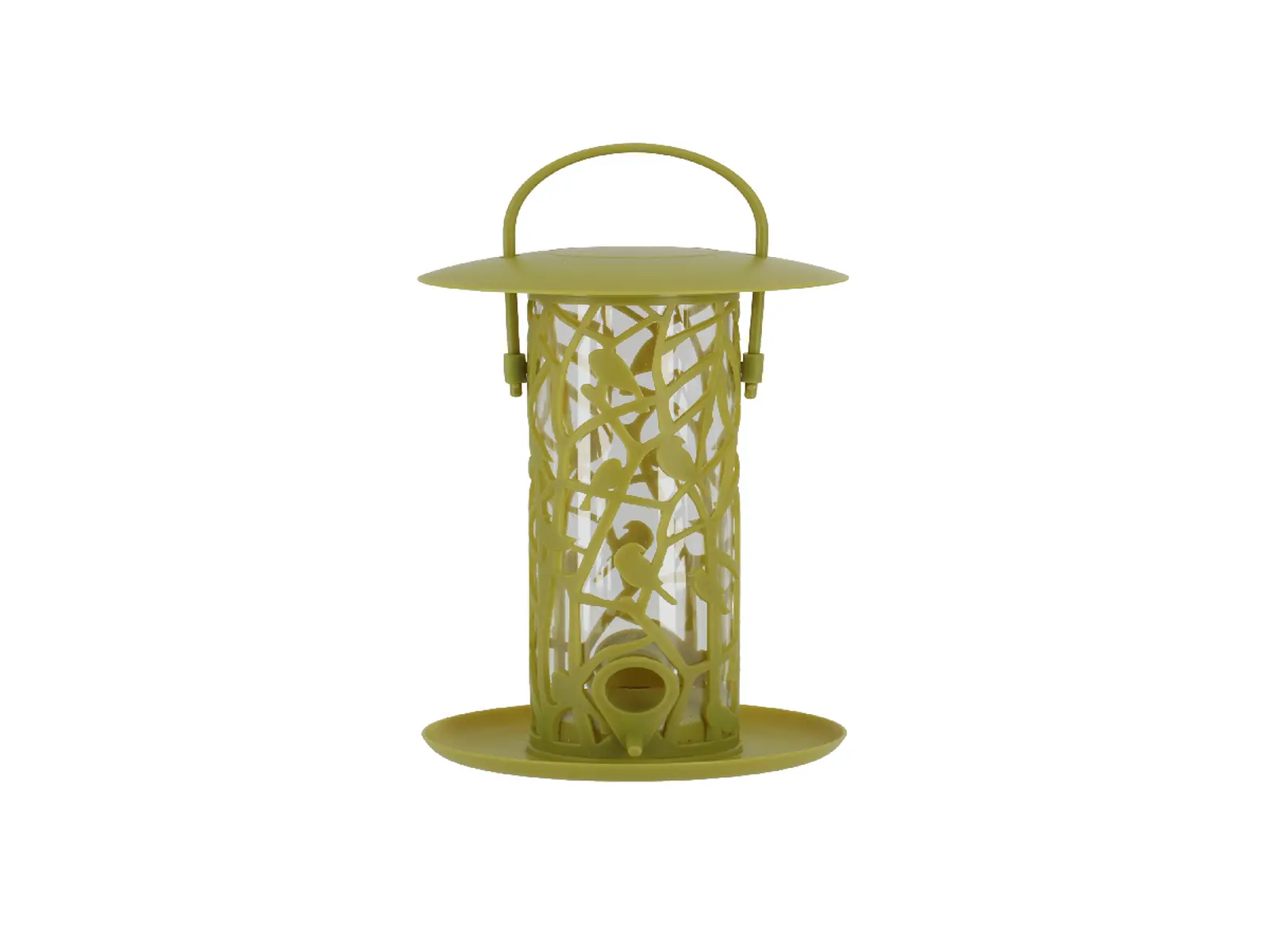 Krmítko závěsné na semena CHIFFCHAFF s podnoží, zelená (DOPRODEJ)|Esschert Design
