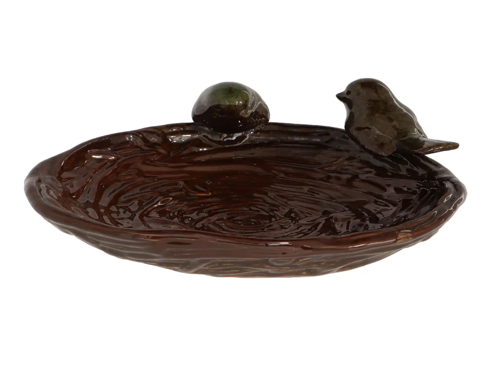 Pítko pro ptáky/koupel, keramické, pr.22cm|Esschert Design