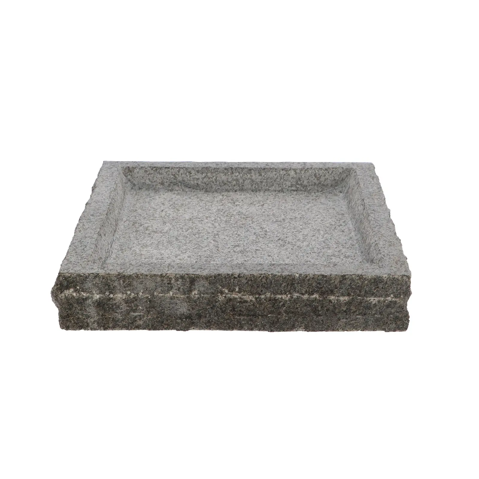 Pítko/koupel pro ptáčky GRANITE, šedá, 37x37x6cm|Esschert Design