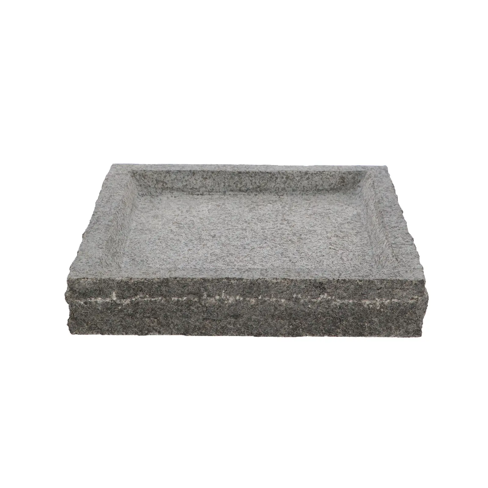 Pítko/koupel pro ptáčky GRANITE, šedá, 37x37x6cm|Esschert Design