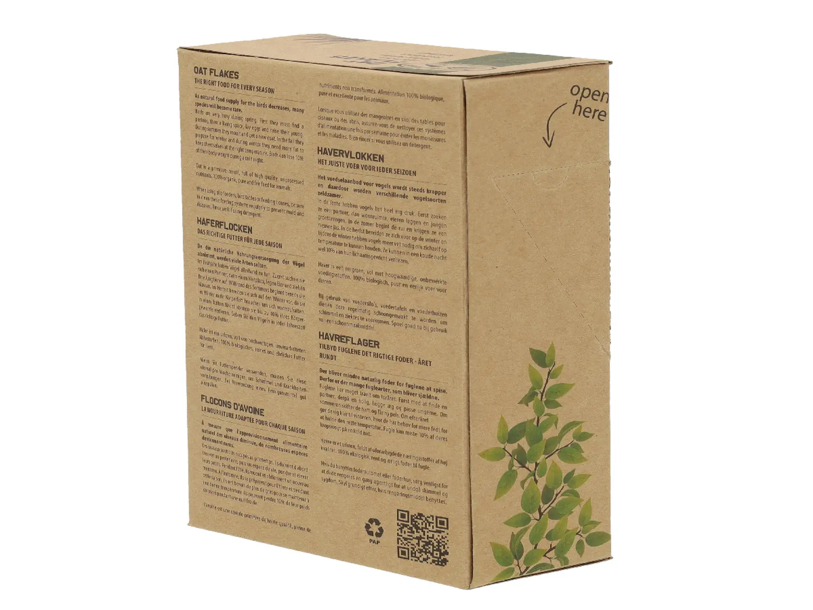 Krmení pro ptáčky, oves, 675g (DOPRODEJ)|Esschert Design