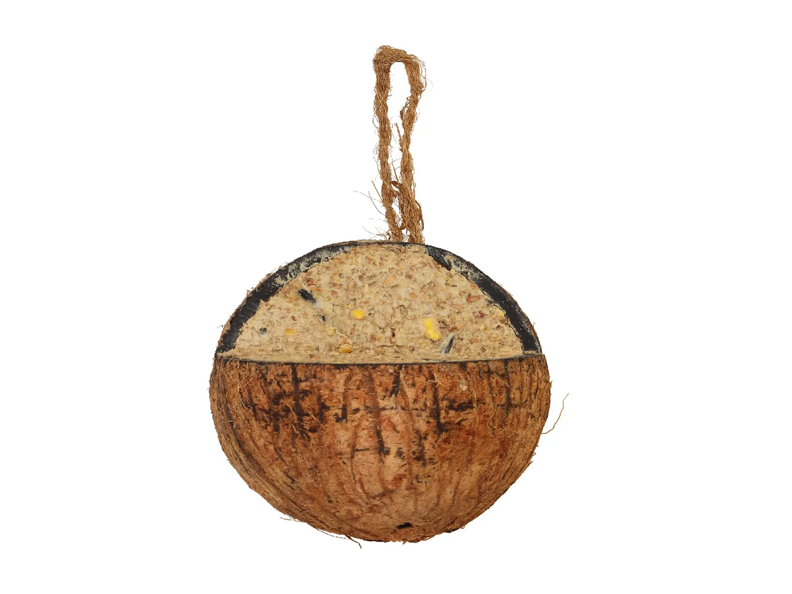 Krmení pro ptáčky COCONUT, v kokosu, závěsné, 10x11cm, přírodní|Esschert Design