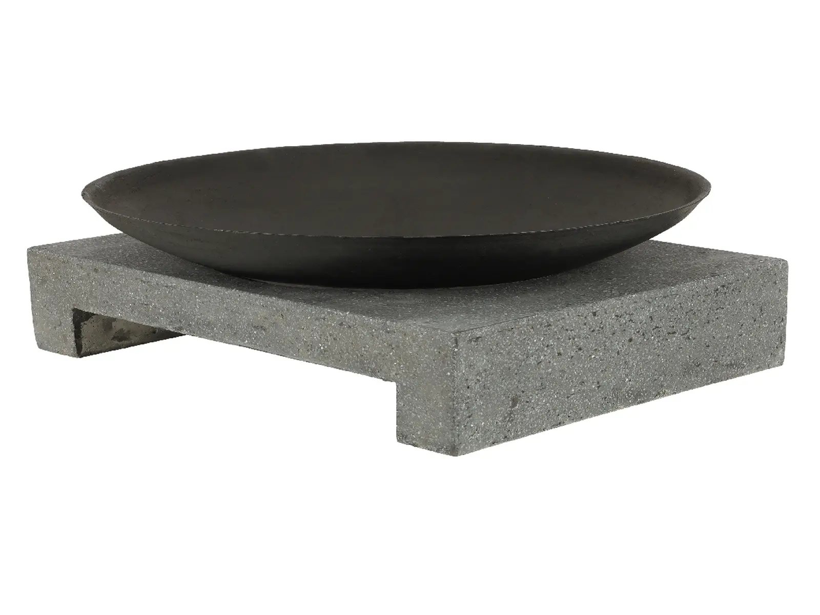Ohniště FANCY FLAMES na granitovém stolu, 60 x 60 x 23 cm, 47,5kg|Esschert Design