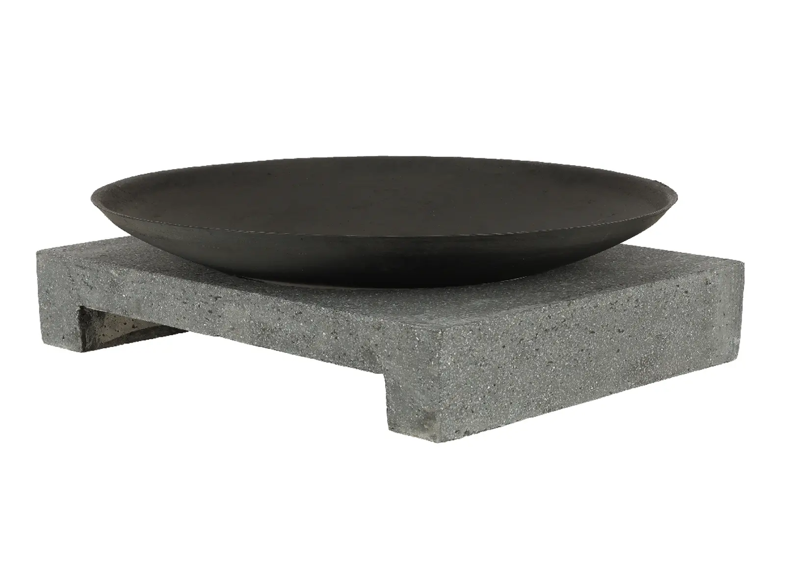 Ohniště FANCY FLAMES na granitovém stolu, 60 x 60 x 23 cm, 47,5kg|Esschert Design