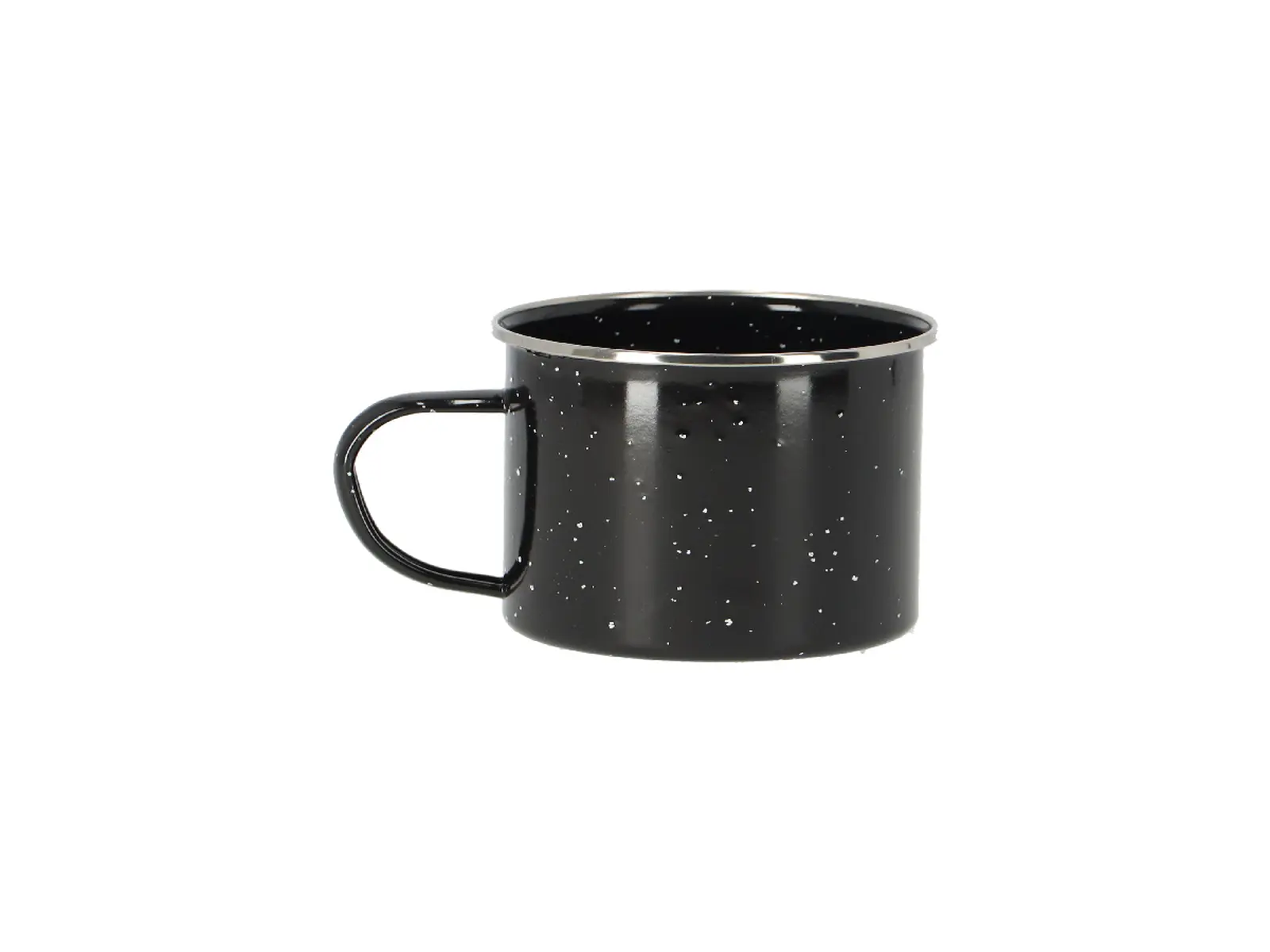 Hrnek smaltovaný 0,49L, černá|Esschert Design