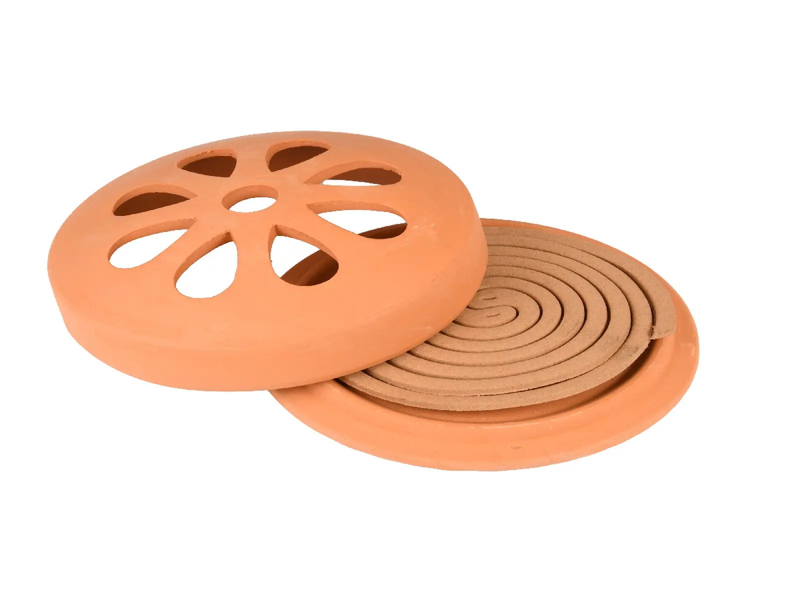 Odpuzovač komárů TERRACOTTA citronela, terakota, přírodní, 15x15x6cm|Esschert Design