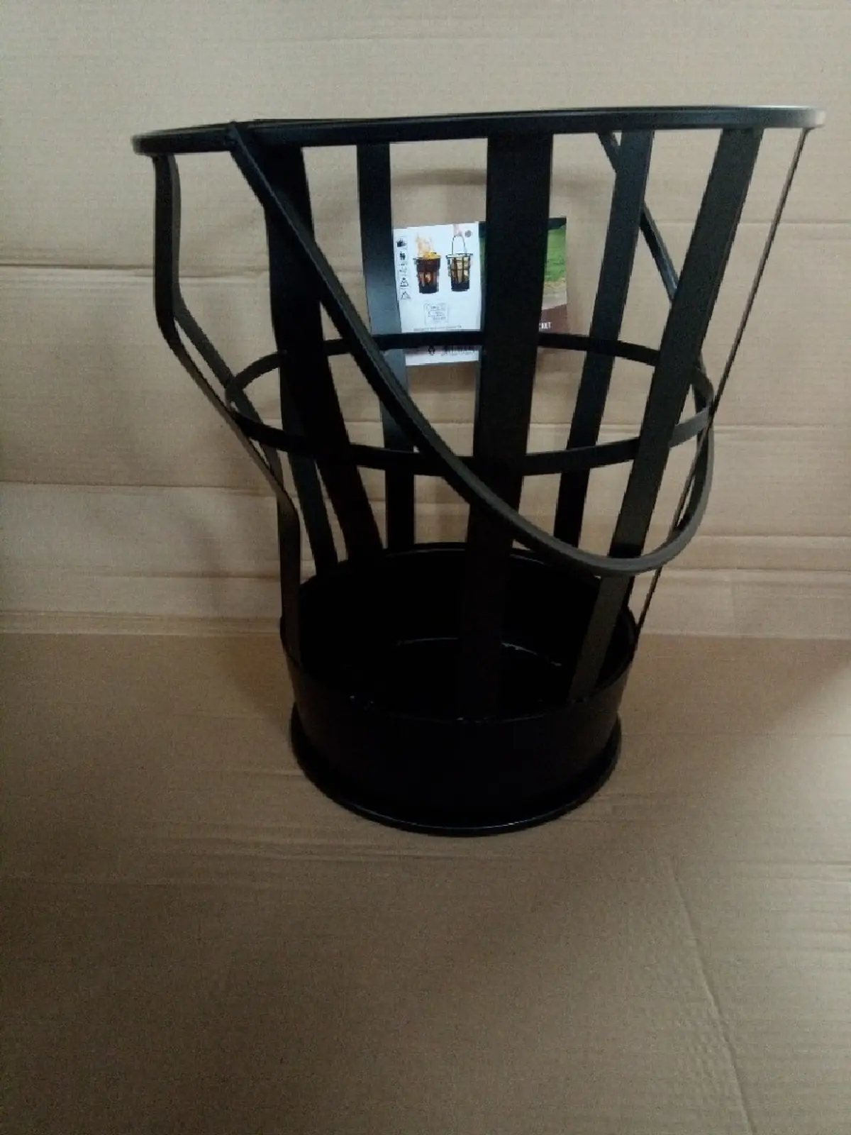 DRUHÁ JAKOST - Krbový koš - ohniště, v. 40 cm (DOPRODEJ)|Esschert Design