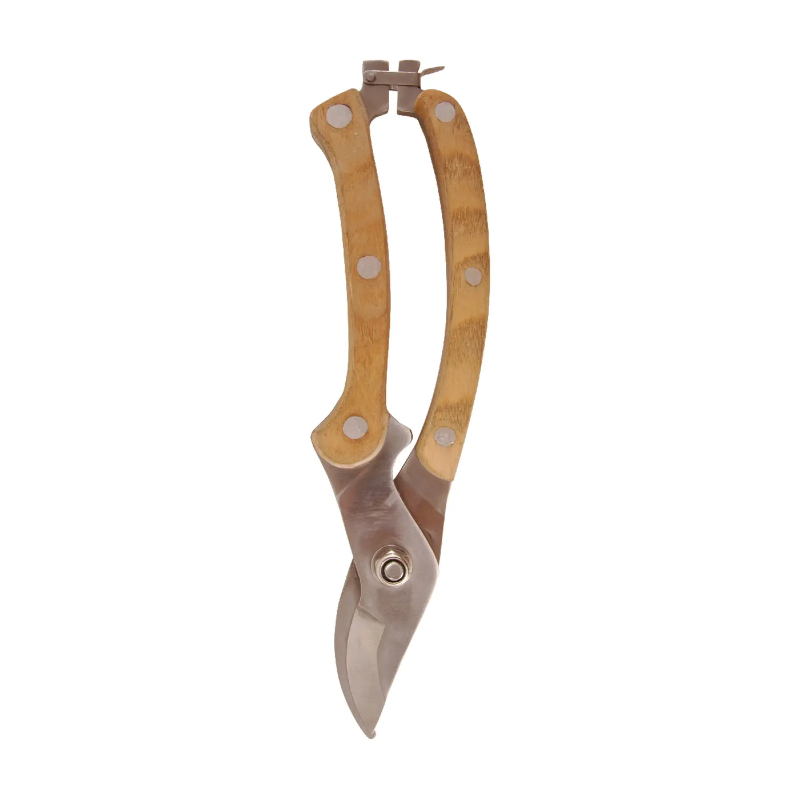 Zahradní nůžky, dřevo + nerez 20 cm|Esschert Design