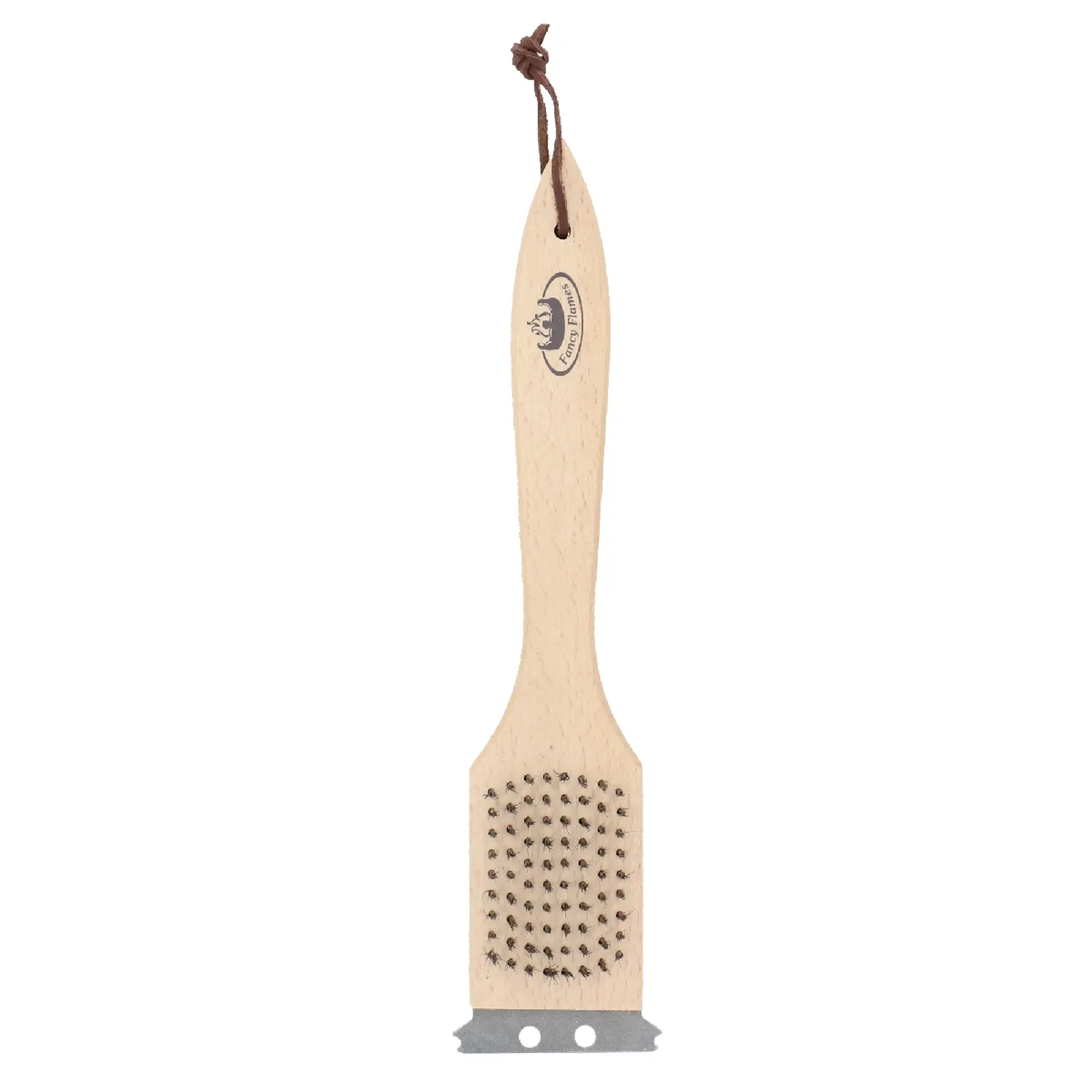 Čistič na BBQ 3v1, s dřevěnou rukojetí, 31cm|Esschert Design