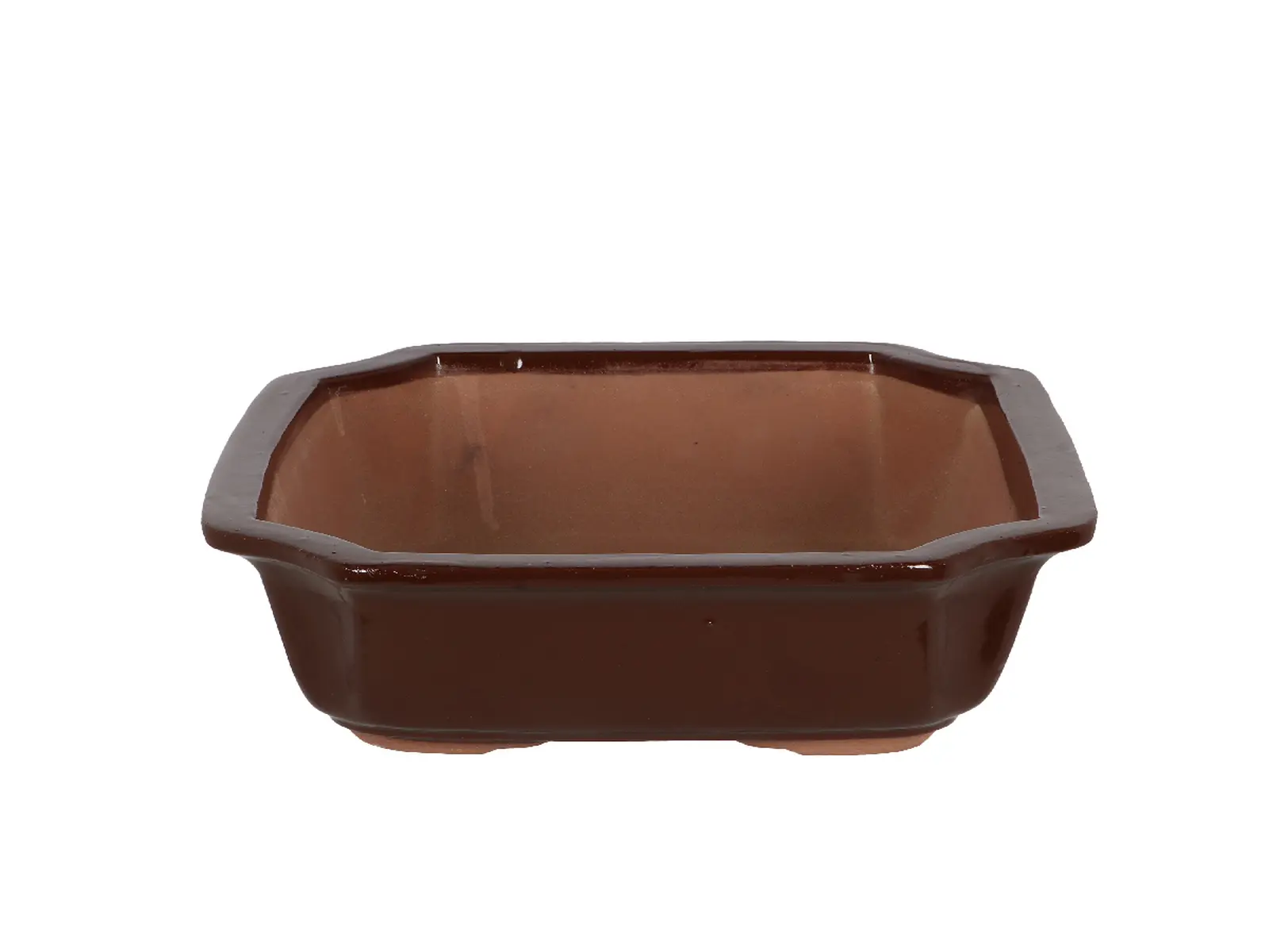 Květináč BONSAI, keramický, hnědý, 31x25x9cm|Esschert Design