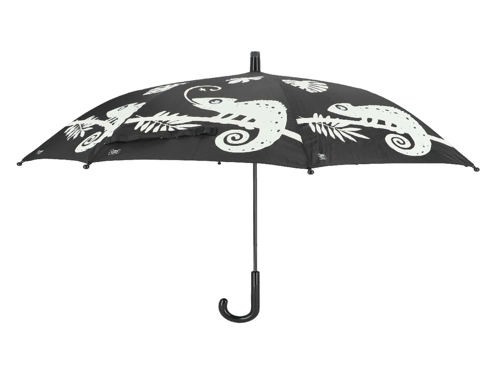 Deštník Chameleon, měnící barvy, 88 x 88 x 69 cm, černá/bílá/zelená|Esschert Design