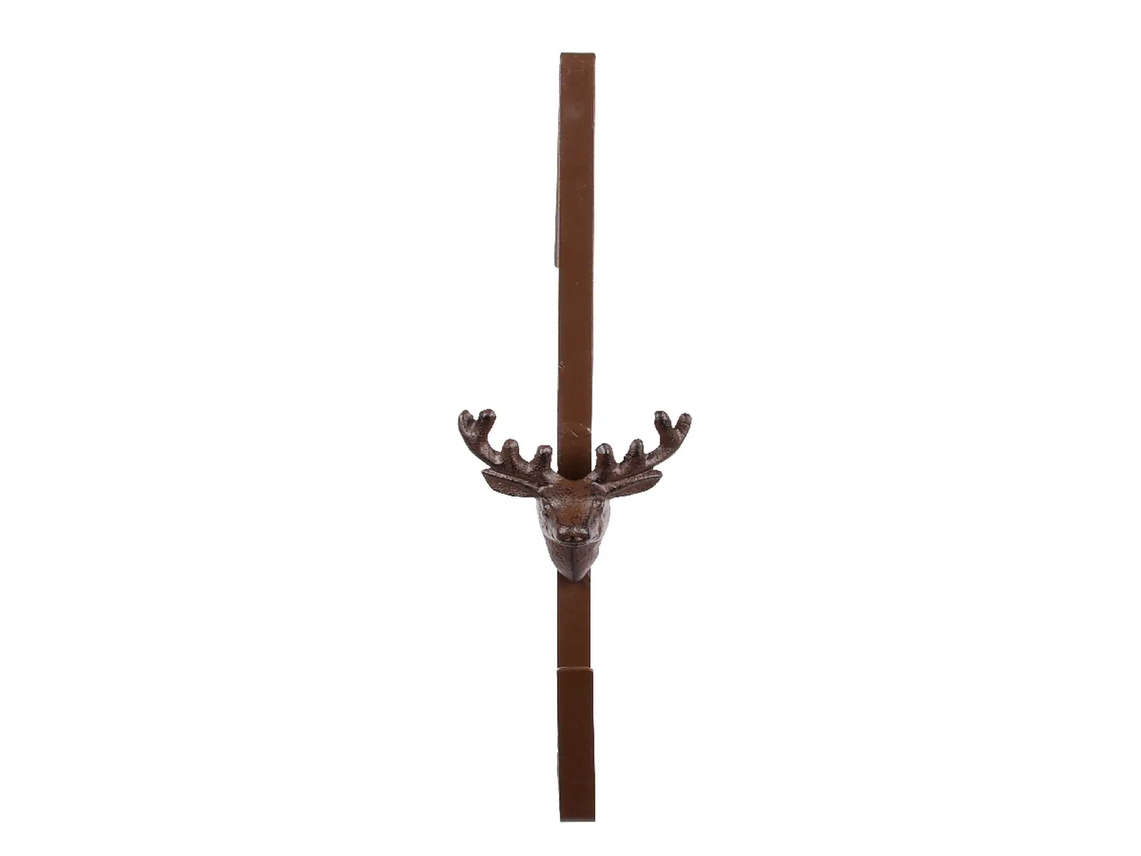 Věšák na dveře JELEN, na věnce, litina+kov, 35,5 cm, hnědá|Esschert Design