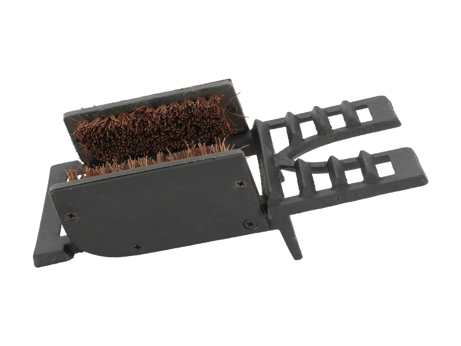 Zouvák bot s kartáčky BOOTJACK, litina a kokosové vlákno, 26cm, hnědá|Esschert Design