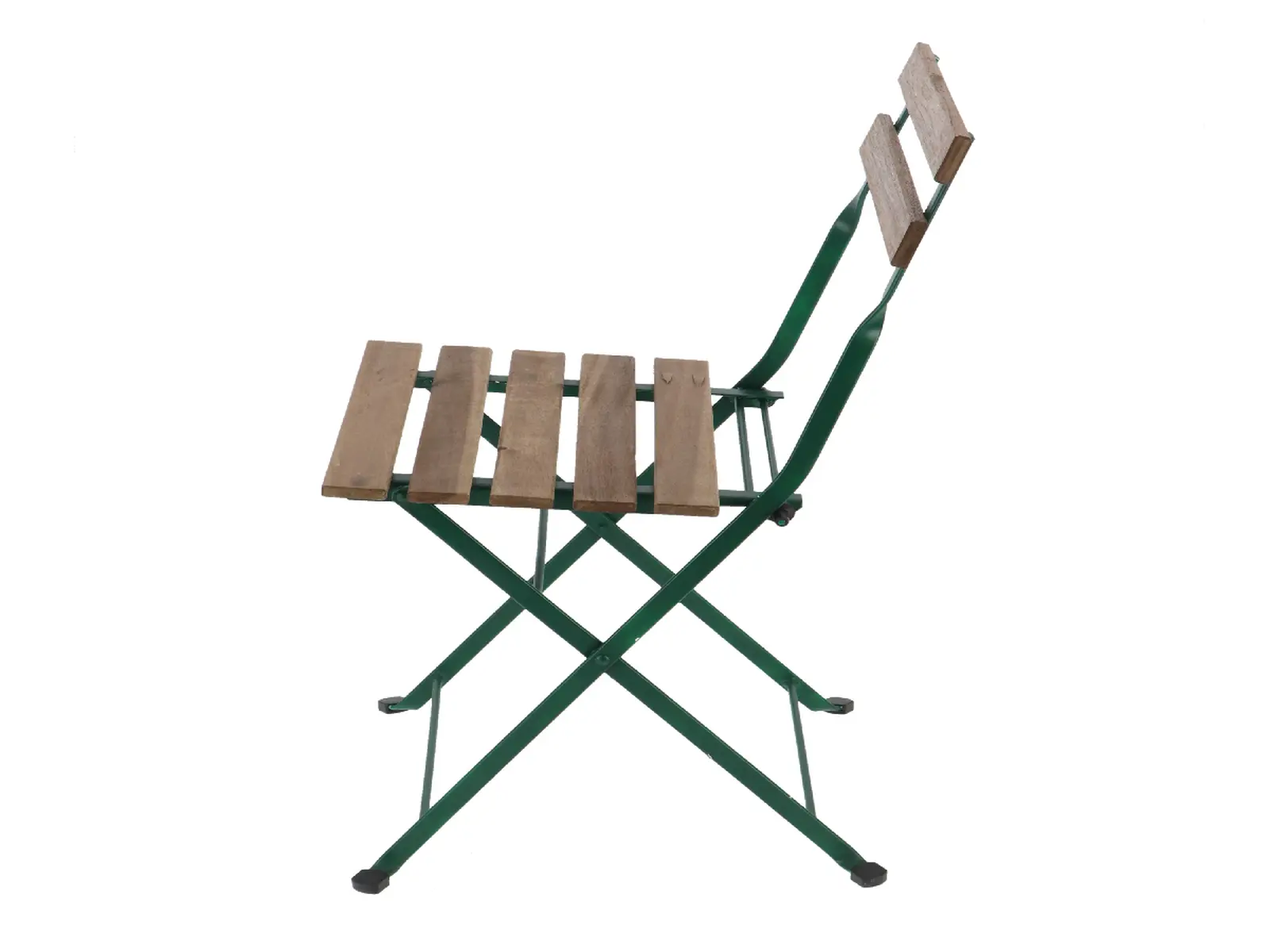 Židle zahradní BISTRO, skládací, dřevo/kov, zelená/přírodní, 41x46x82cm|Esschert Design