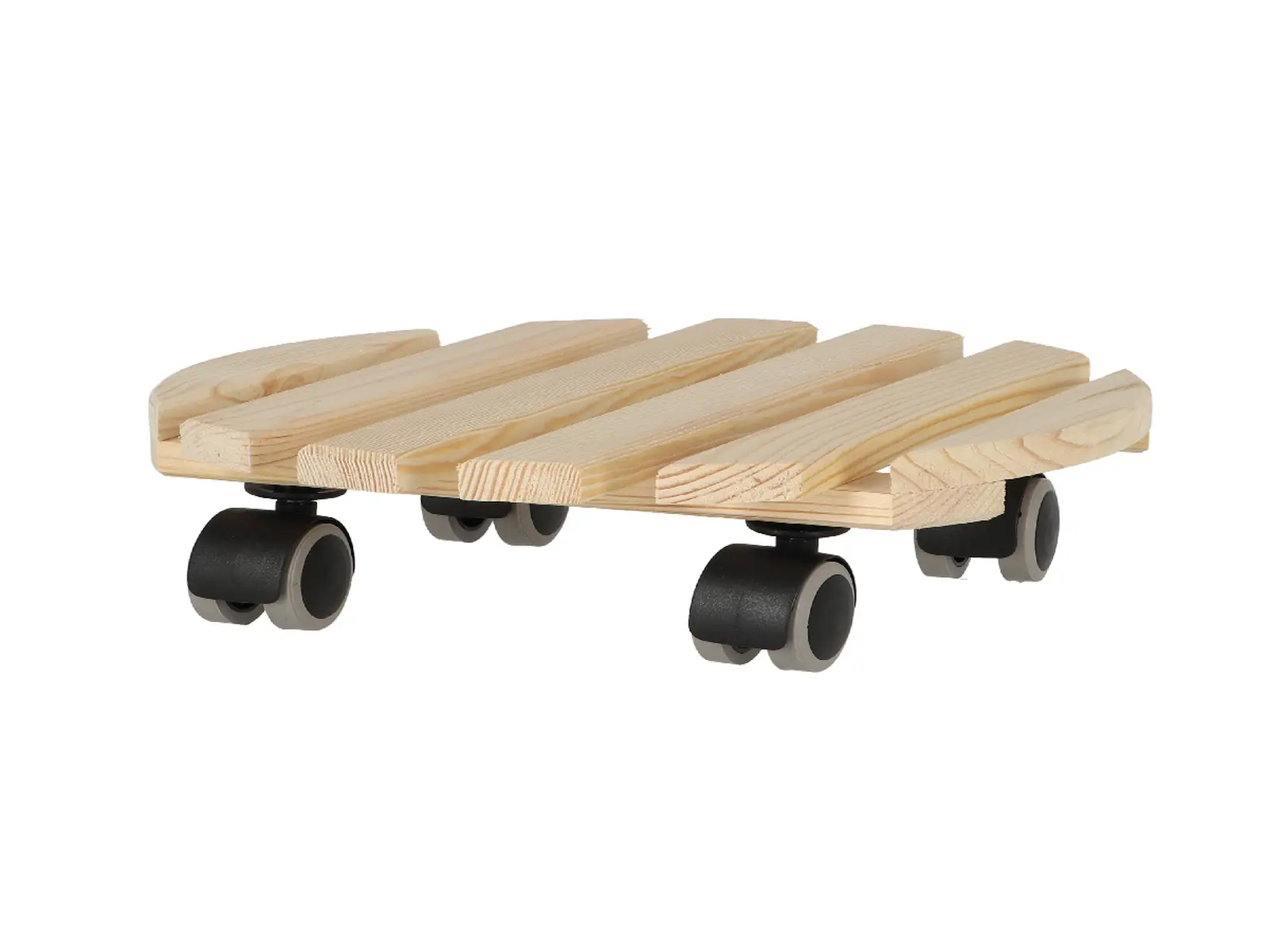 Podložka pod květináč, pojízdná, pr. 29cm, přírodní, INDOOR|Esschert Design